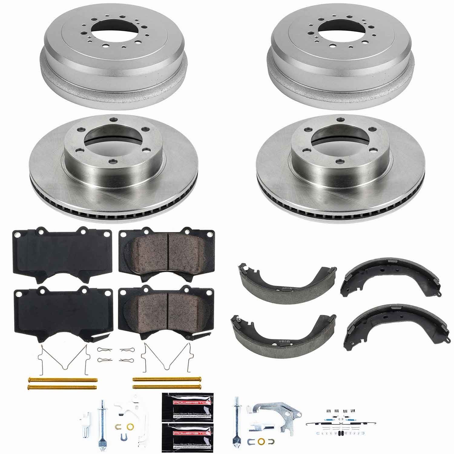 Power Stop - KOE15098DK - Complete Vehicle Disc/Drum Brake Kit image 1