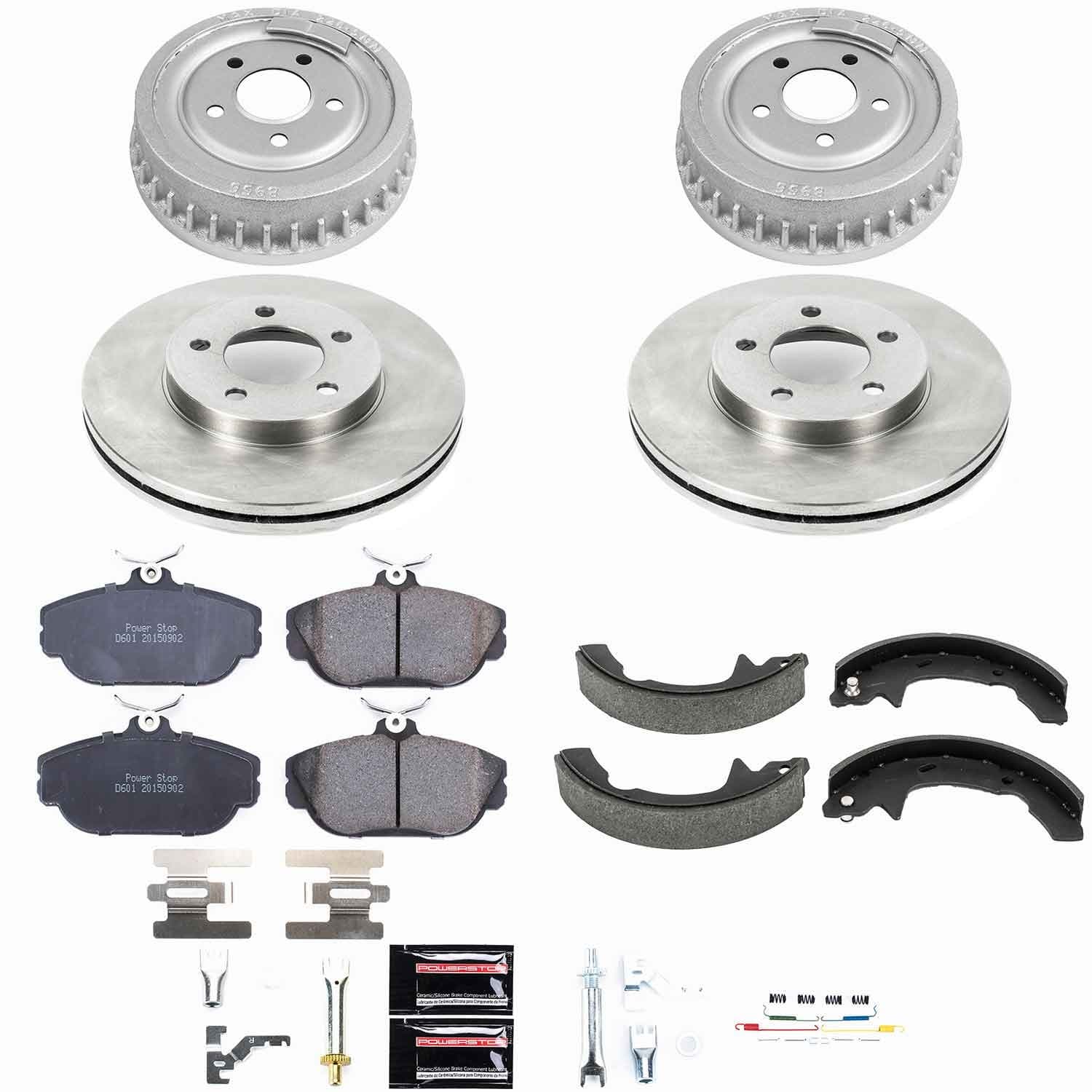 Power Stop - KOE15101DK - Complete Vehicle Disc/Drum Brake Kit image 1