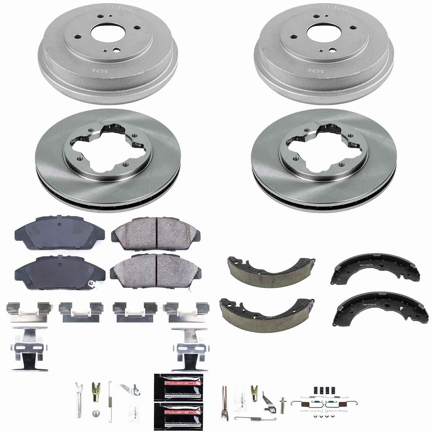 Power Stop - KOE15104DK - Complete Vehicle Disc/Drum Brake Kit image 1