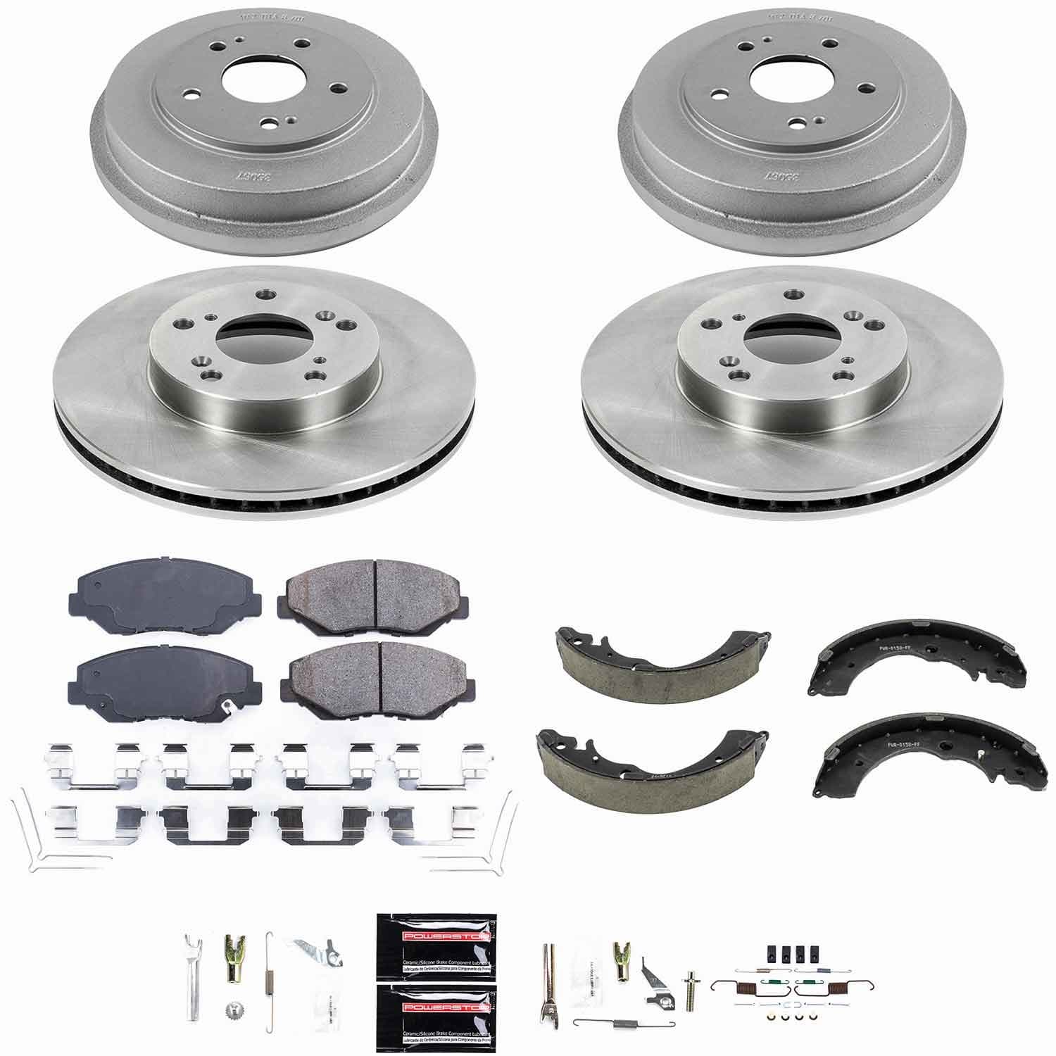 Power Stop - KOE15107DK - Complete Vehicle Disc/Drum Brake Kit image 1