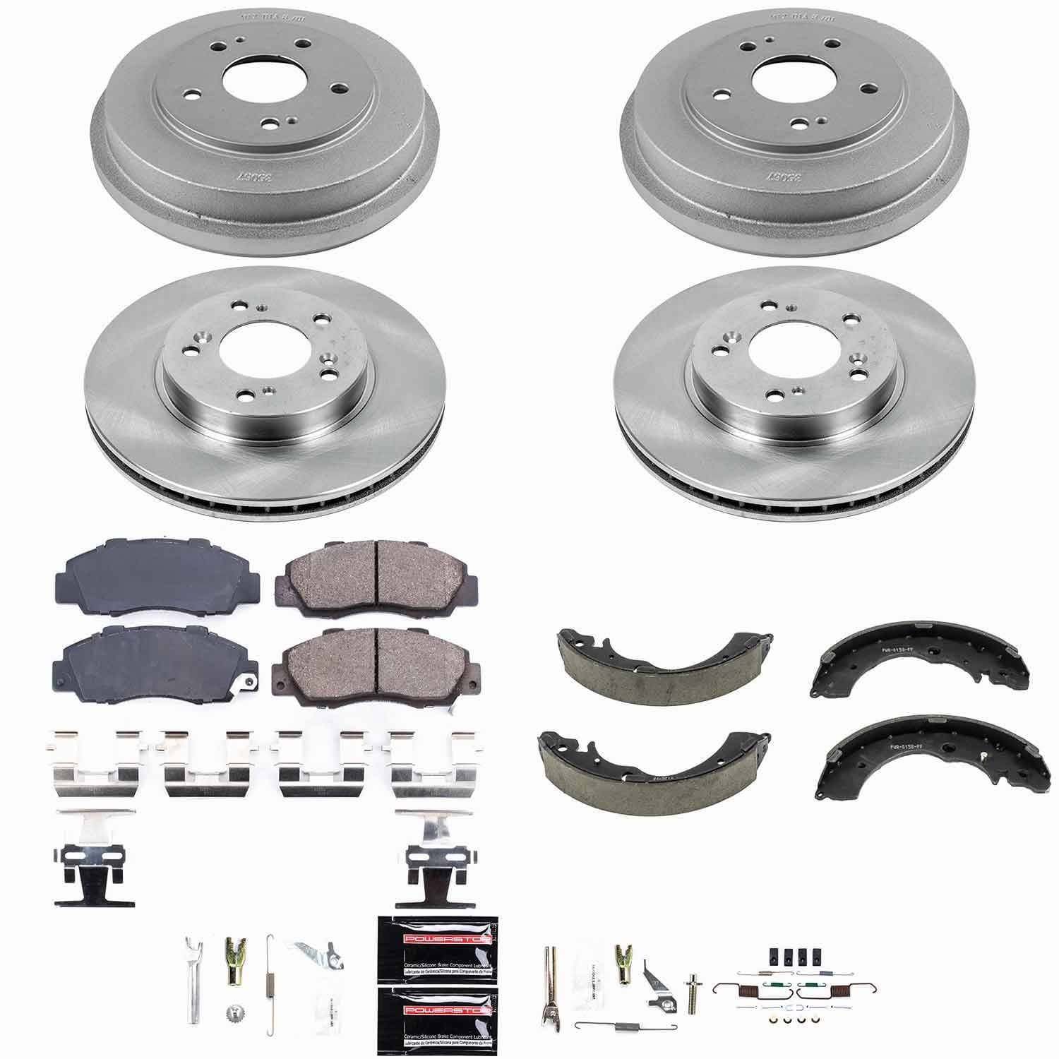 Power Stop - KOE15114DK - Complete Vehicle Disc/Drum Brake Kit image 1
