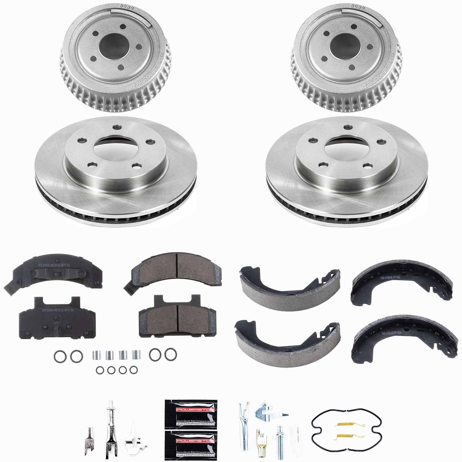 Power Stop - KOE15119DK - Complete Vehicle Disc/Drum Brake Kit image 1