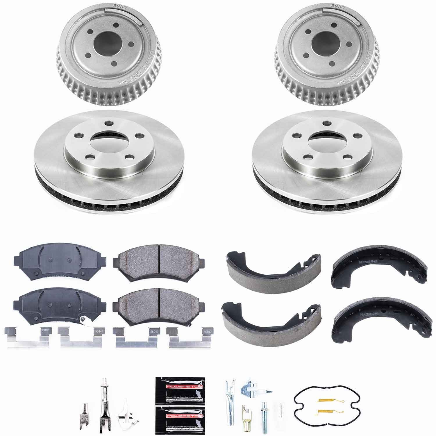 Power Stop - KOE15120DK - Complete Vehicle Disc/Drum Brake Kit image 1