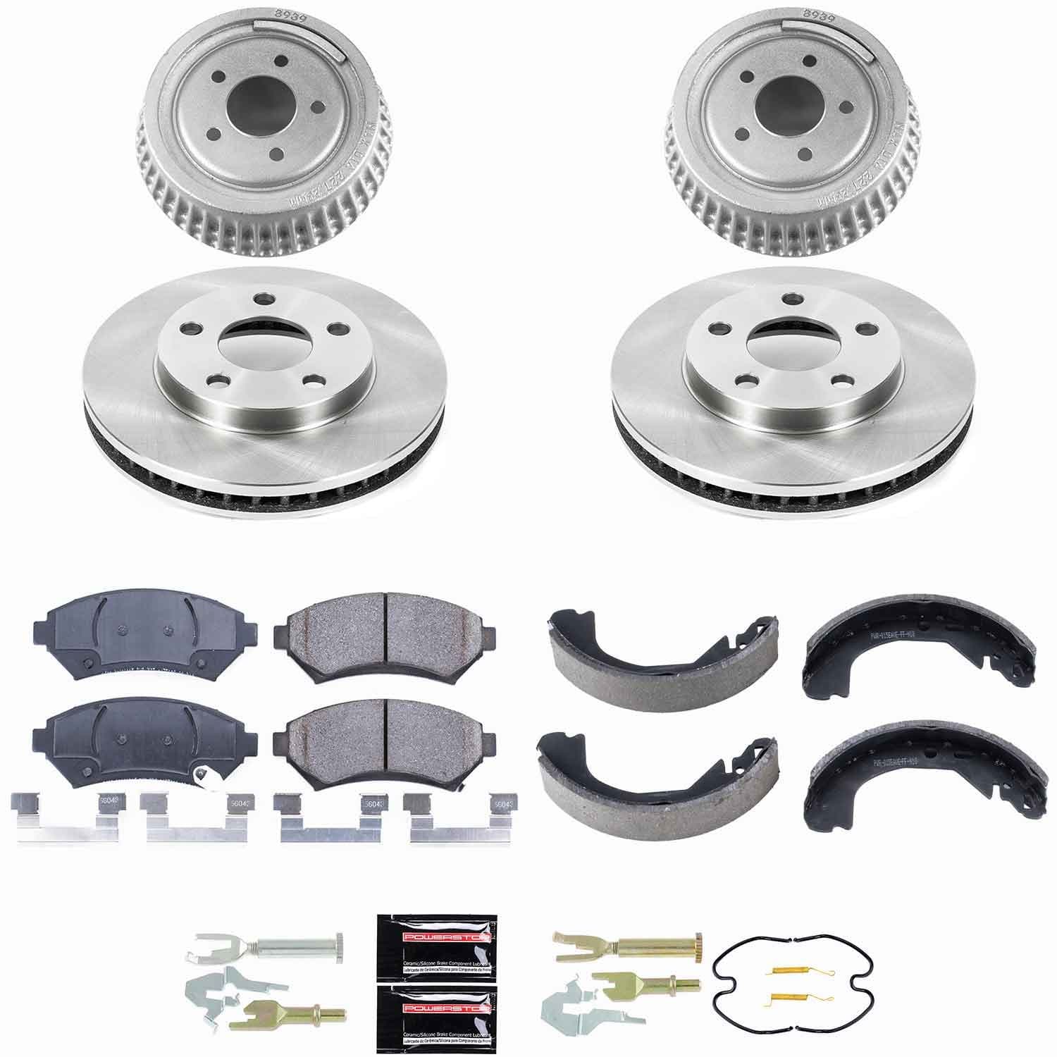 Power Stop - KOE15121DK - Complete Vehicle Disc/Drum Brake Kit image 1