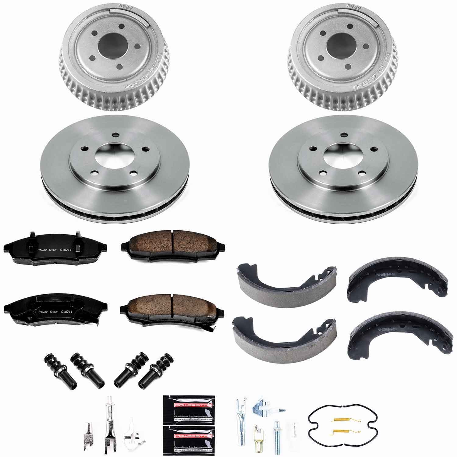 Power Stop - KOE15124DK - Complete Vehicle Disc/Drum Brake Kit image 1