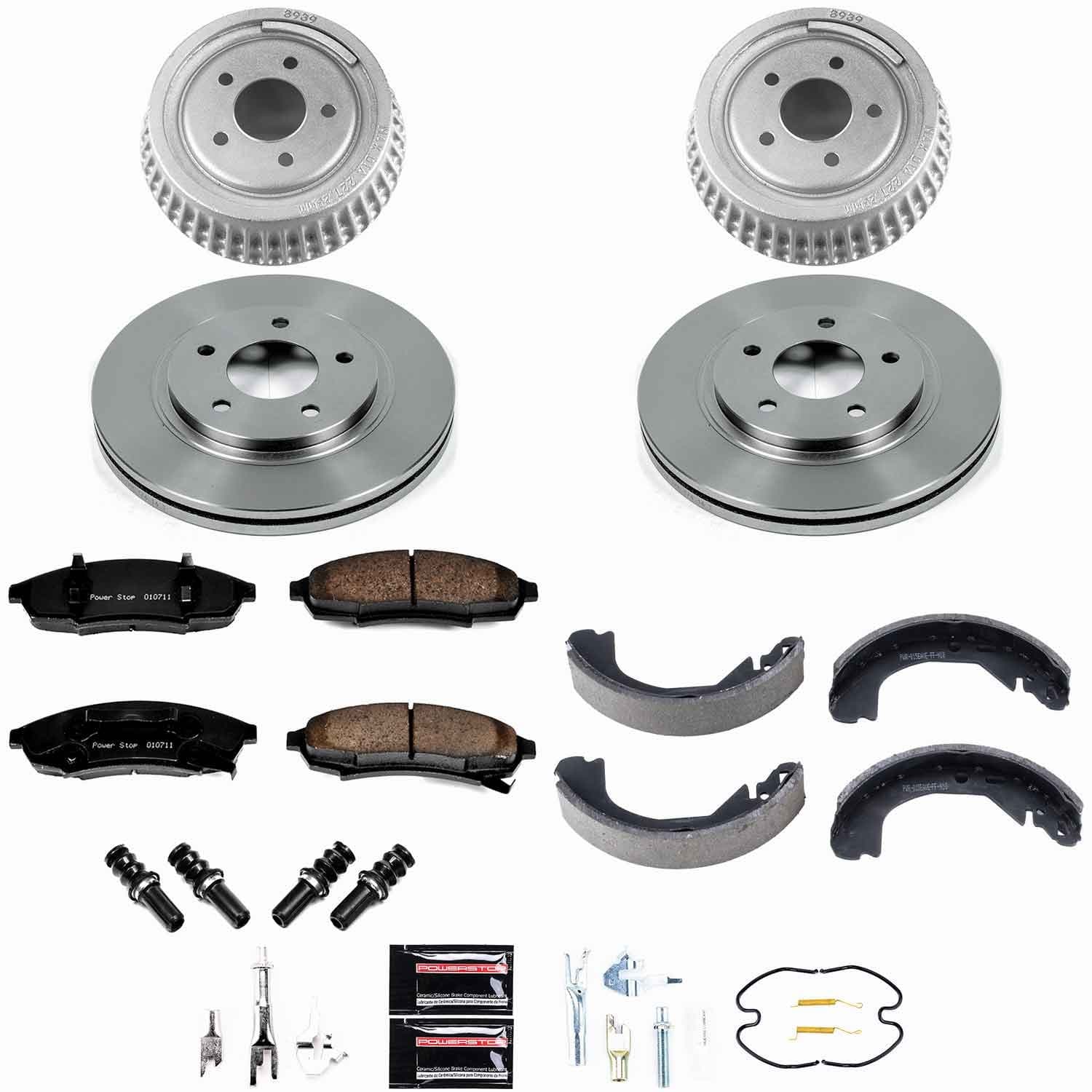 Power Stop - KOE15125DK - Complete Vehicle Disc/Drum Brake Kit image 1