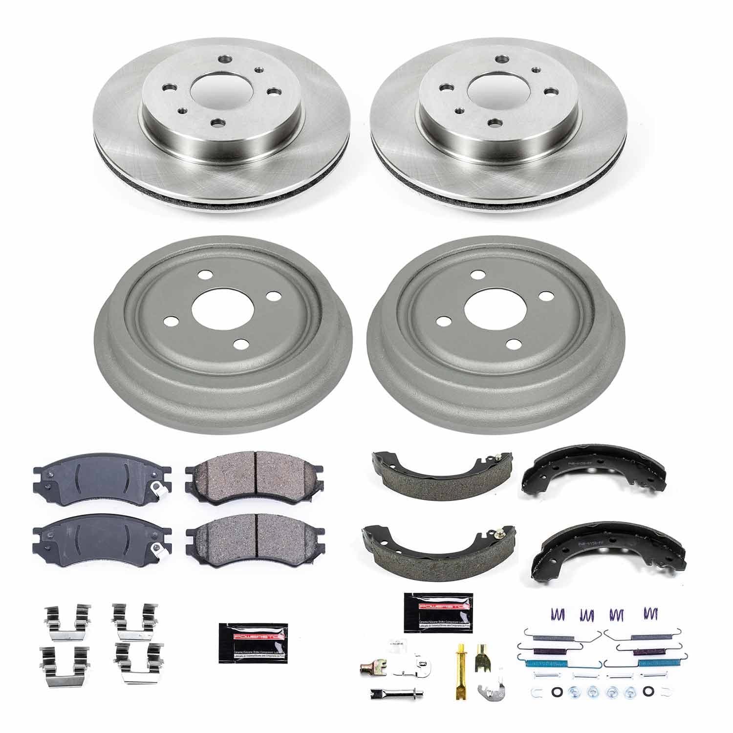 Power Stop - KOE15126DK - Complete Vehicle Disc/Drum Brake Kit image 1