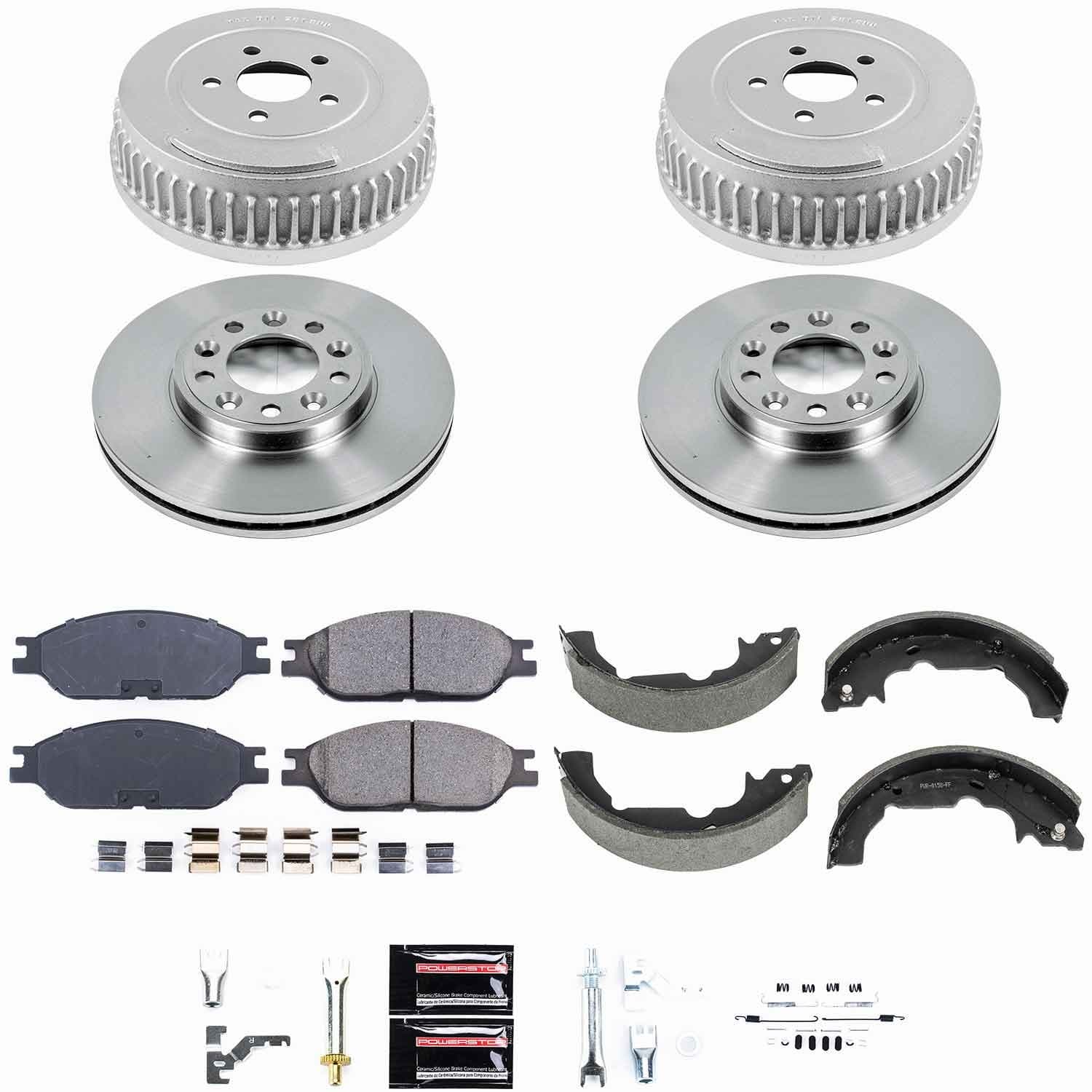 Power Stop - KOE15130DK - Complete Vehicle Disc/Drum Brake Kit image 1