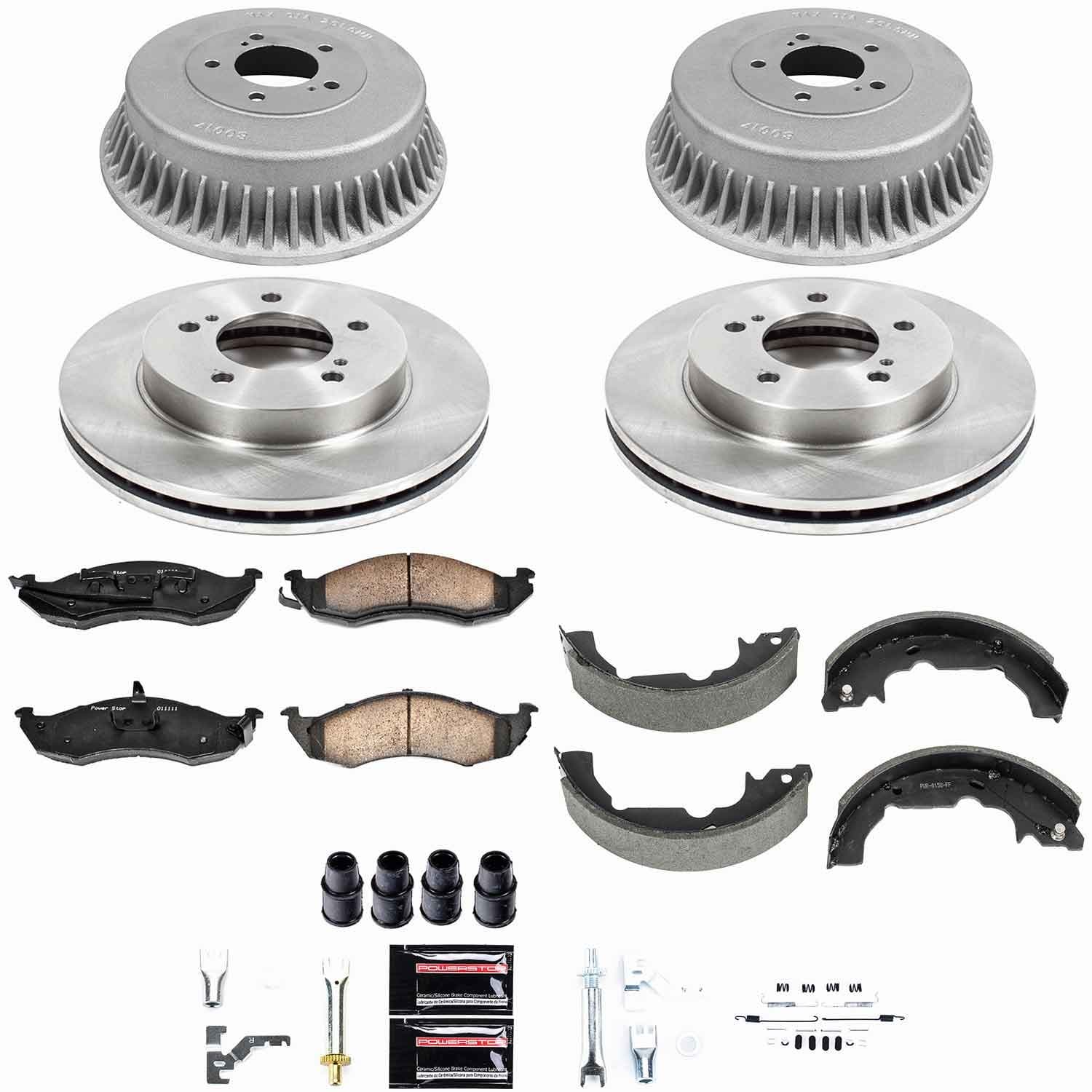 Power Stop - KOE15131DK - Complete Vehicle Disc/Drum Brake Kit image 1
