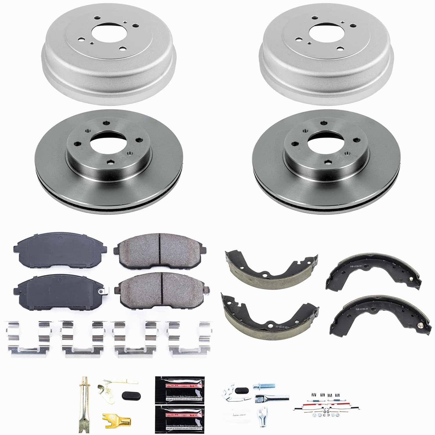 Power Stop - KOE15135DK - Complete Vehicle Disc/Drum Brake Kit image 1