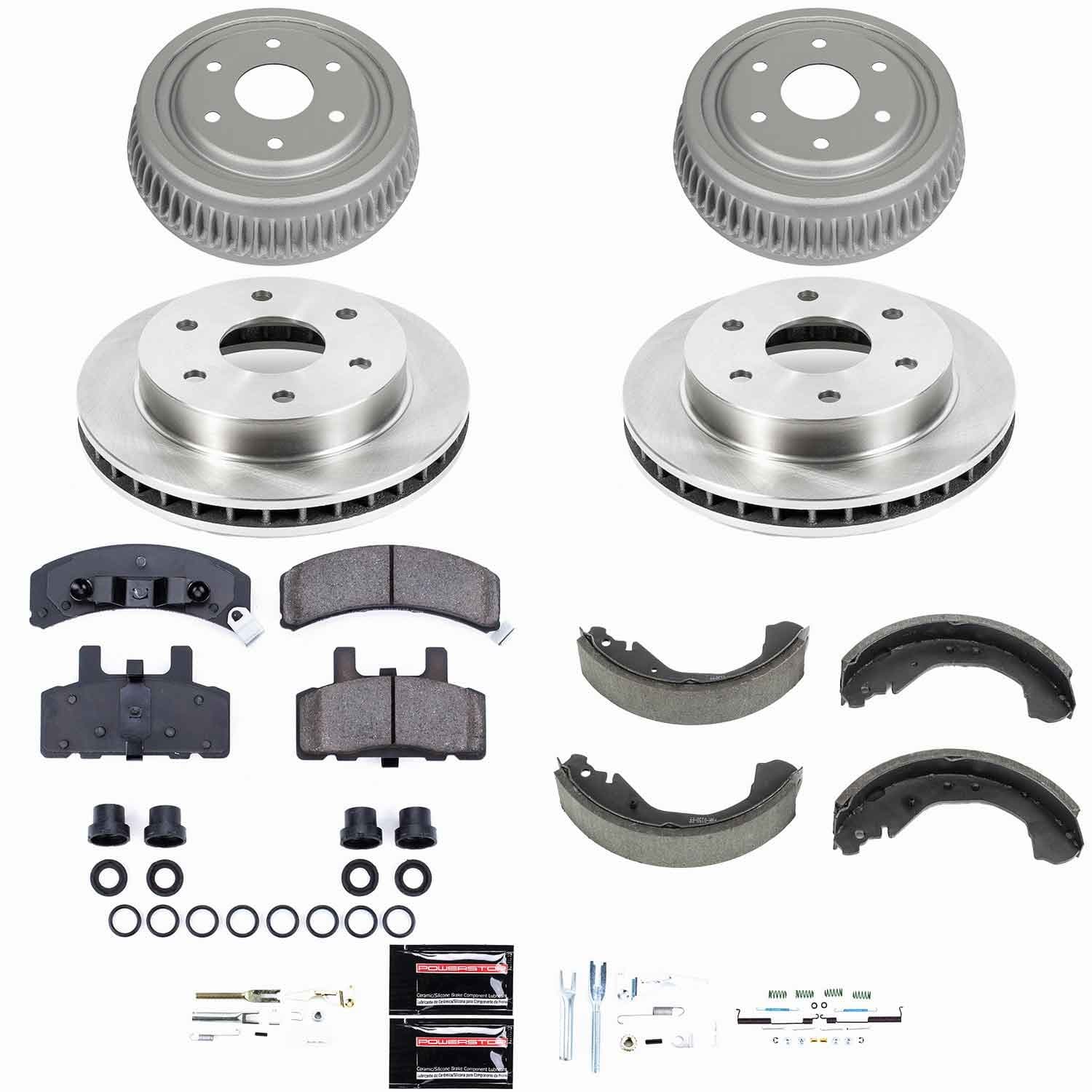 Power Stop - KOE15136DK - Complete Vehicle Disc/Drum Brake Kit image 1