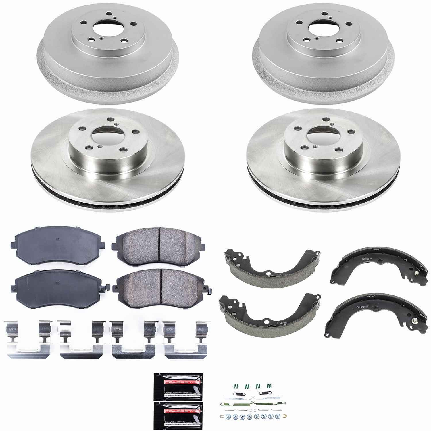 Power Stop - KOE15141DK - Complete Vehicle Disc/Drum Brake Kit image 1