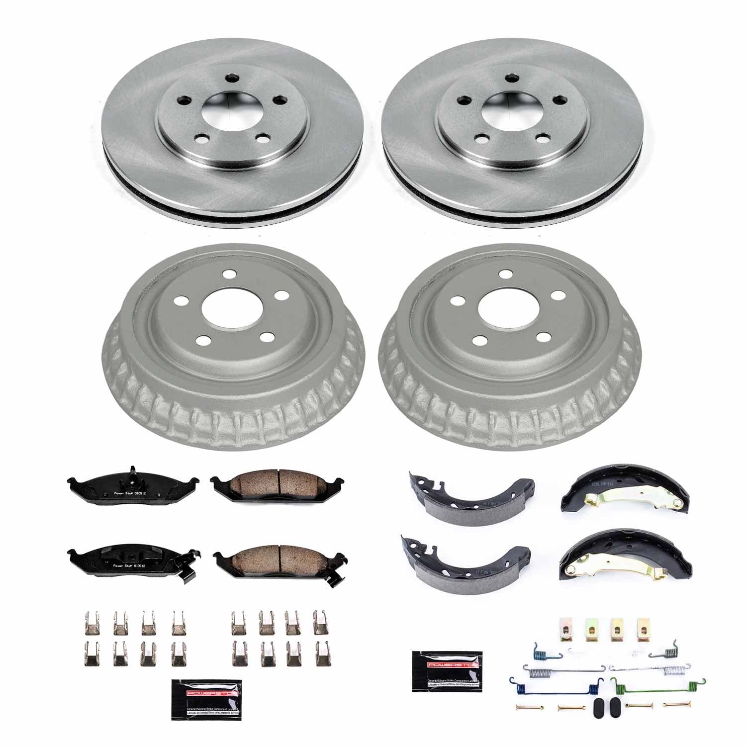 Power Stop - KOE15143DK - Complete Vehicle Disc/Drum Brake Kit image 1