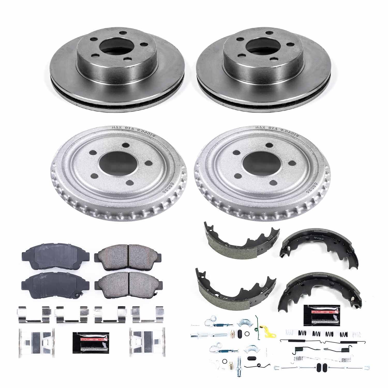 Power Stop - KOE15149DK - Complete Vehicle Disc/Drum Brake Kit image 1