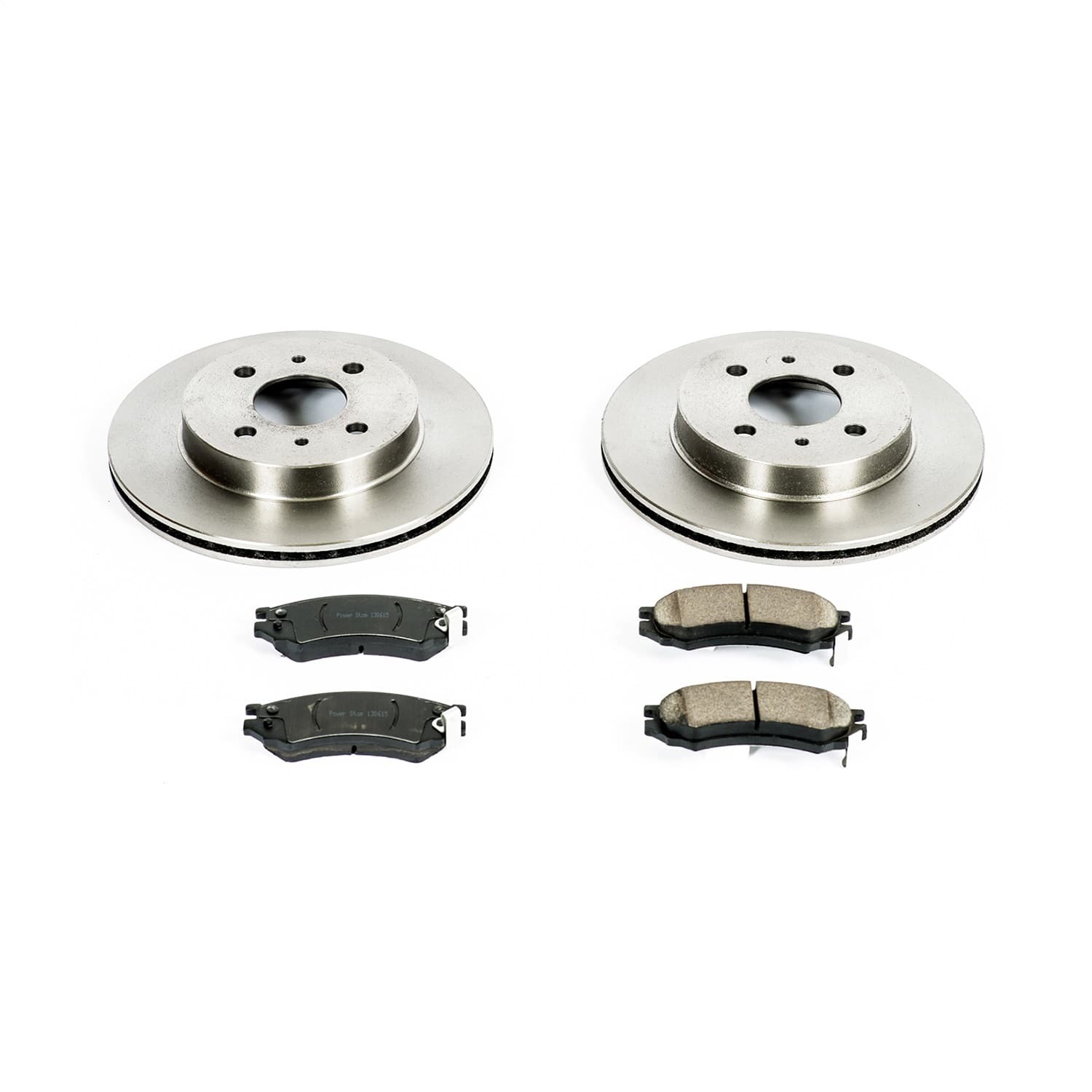 Power Stop - KOE1515 - Front - Disc Brake Pad and Rotor Kit image 1