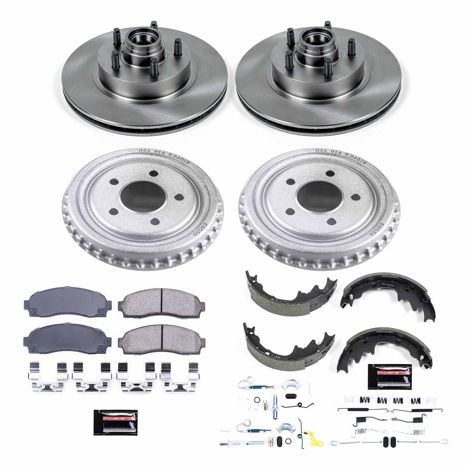 Power Stop - KOE15154DK - Complete Vehicle Disc/Drum Brake Kit image 1