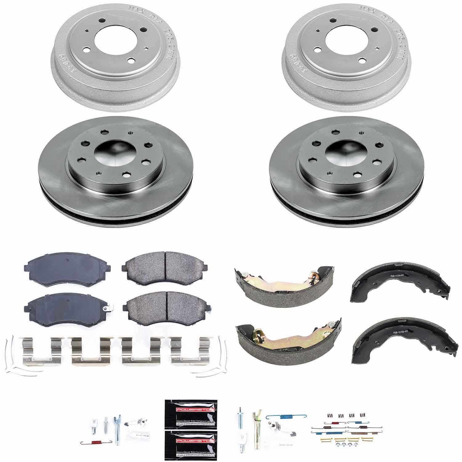 Power Stop - KOE15157DK - Complete Vehicle Disc/Drum Brake Kit image 1