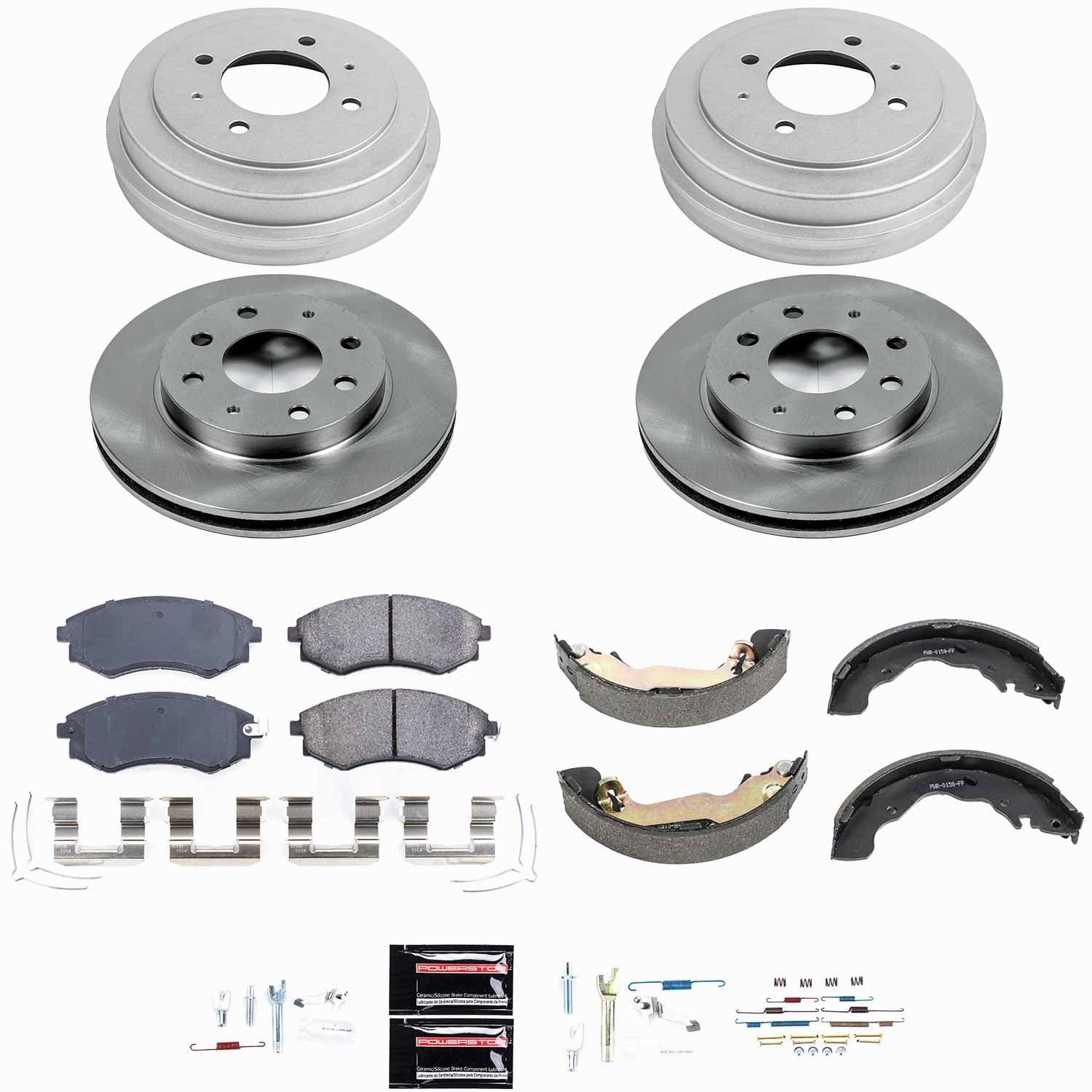 Power Stop - KOE15158DK - Complete Vehicle Disc/Drum Brake Kit image 1