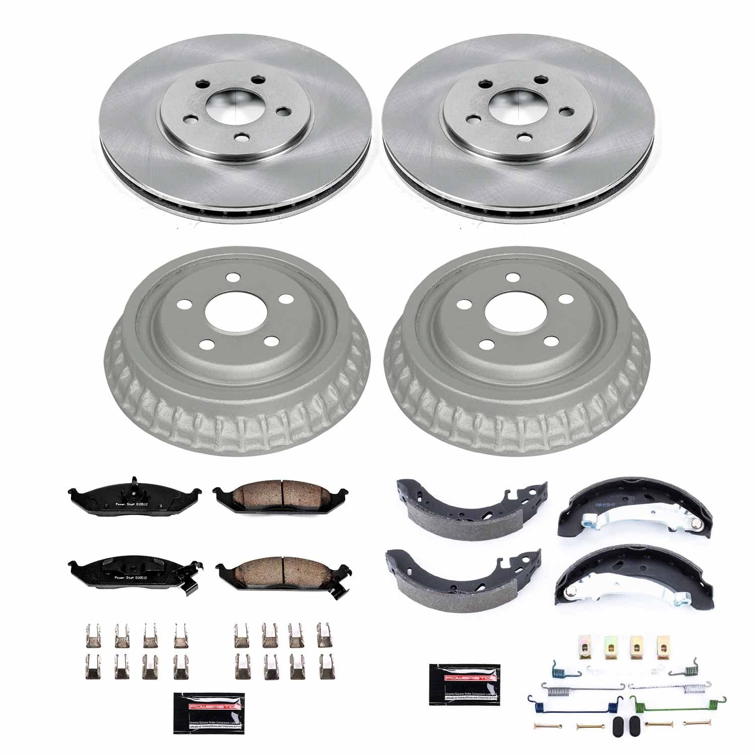 Power Stop - KOE15160DK - Complete Vehicle Disc/Drum Brake Kit image 1
