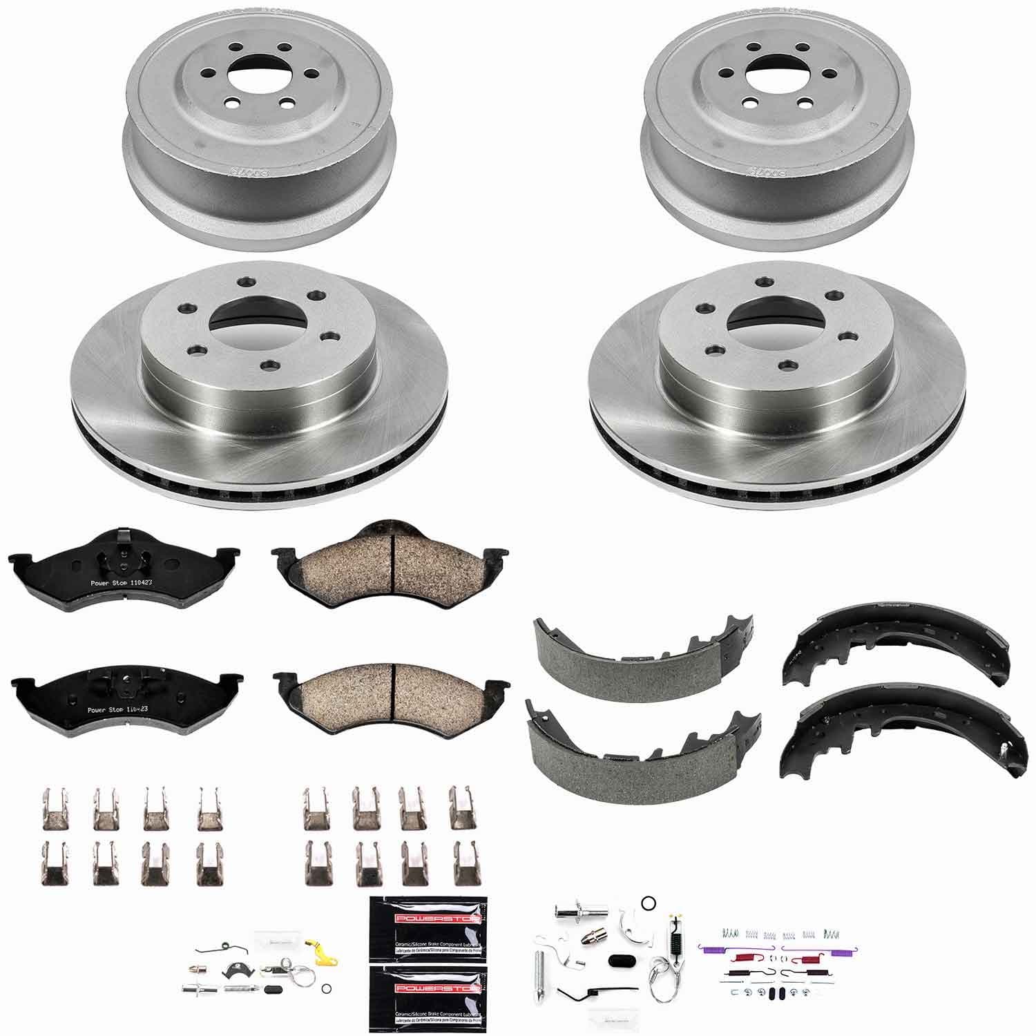 Power Stop - KOE15164DK - Complete Vehicle Disc/Drum Brake Kit image 1