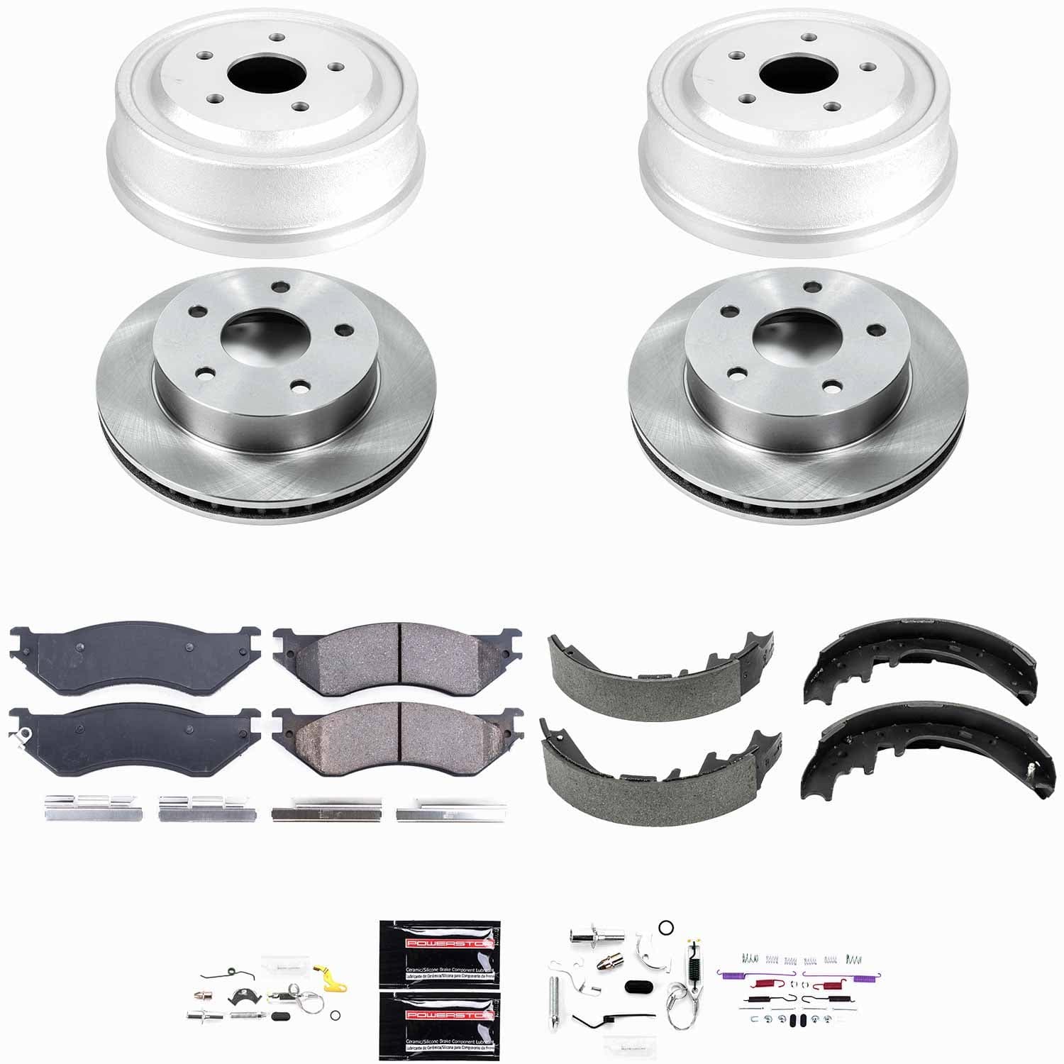 Power Stop - KOE15166DK - Complete Vehicle Disc/Drum Brake Kit image 1