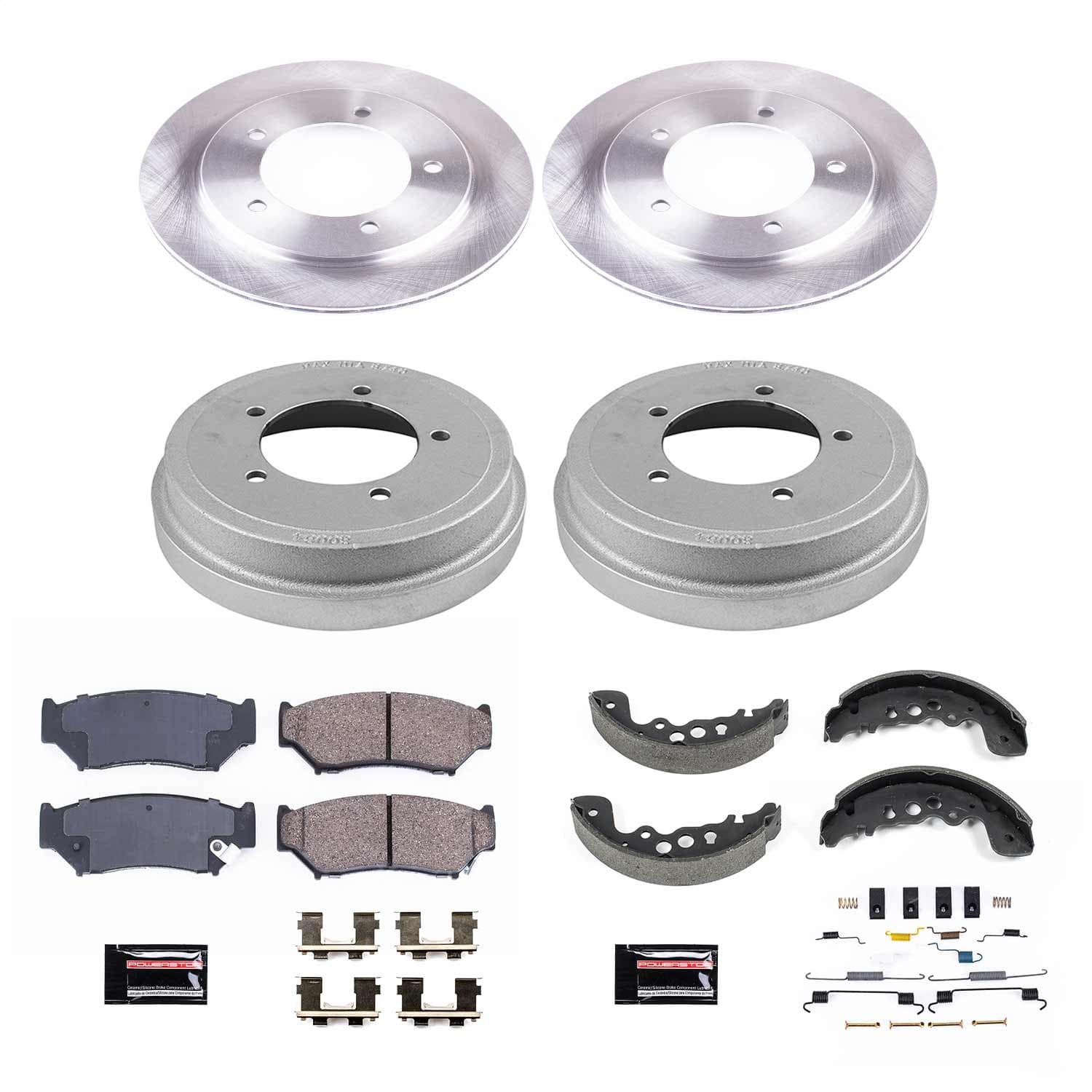Power Stop - KOE15183DK - Complete Vehicle Disc/Drum Brake Kit image 1