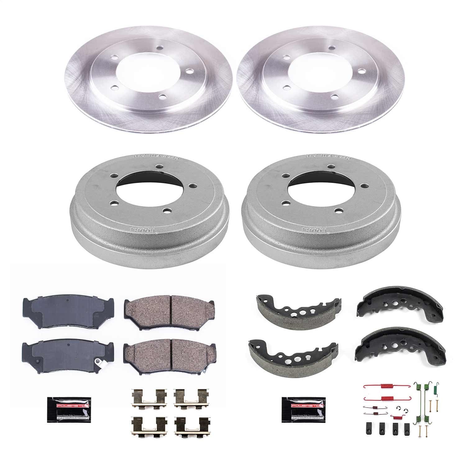 Power Stop - KOE15184DK - Complete Vehicle Disc/Drum Brake Kit image 1