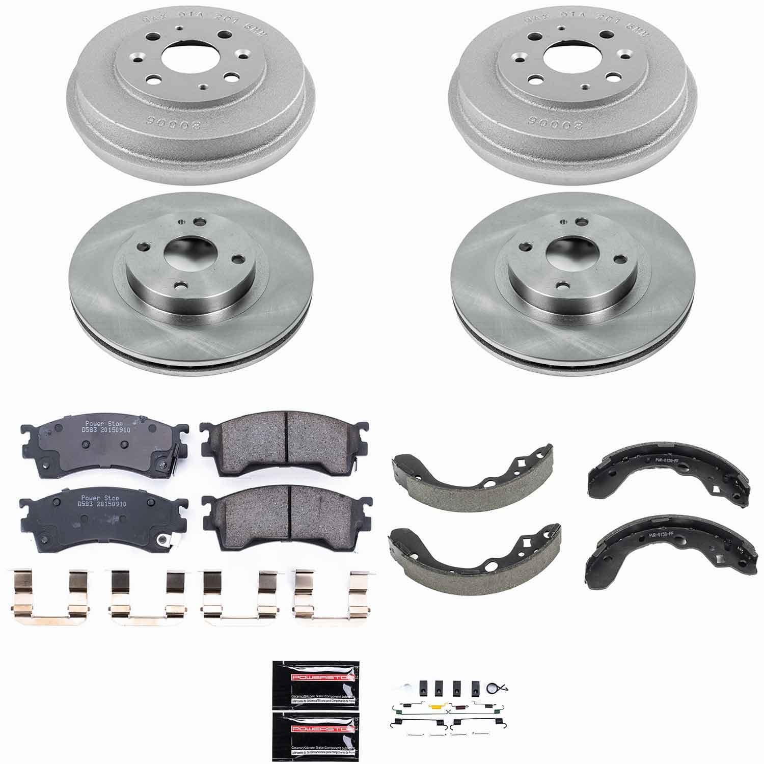 Power Stop - KOE15188DK - Complete Vehicle Disc/Drum Brake Kit image 1