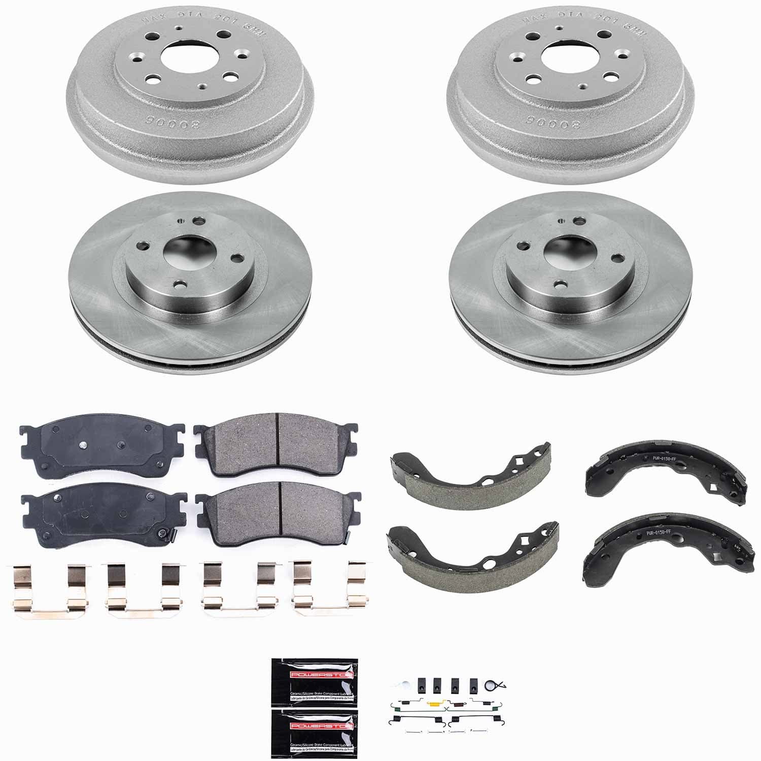 Power Stop - KOE15189DK - Complete Vehicle Disc/Drum Brake Kit image 1