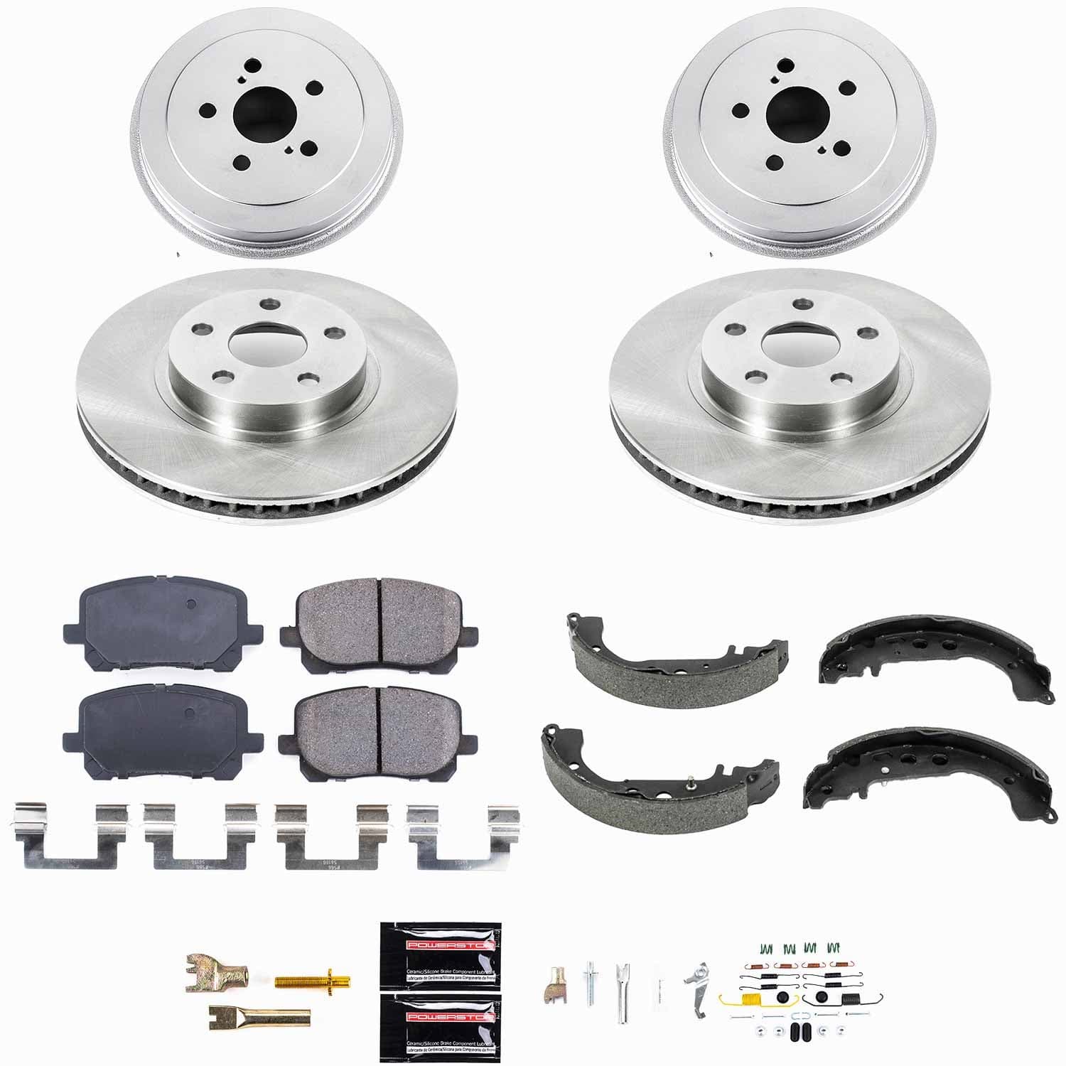 Power Stop - KOE15200DK - Complete Vehicle Disc/Drum Brake Kit image 1