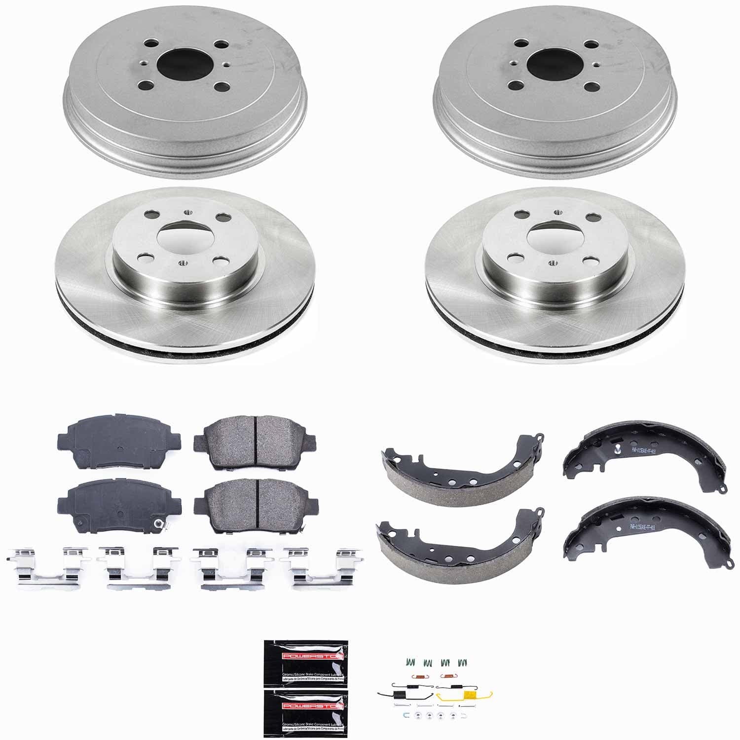 Power Stop - KOE15201DK - Complete Vehicle Disc/Drum Brake Kit image 1