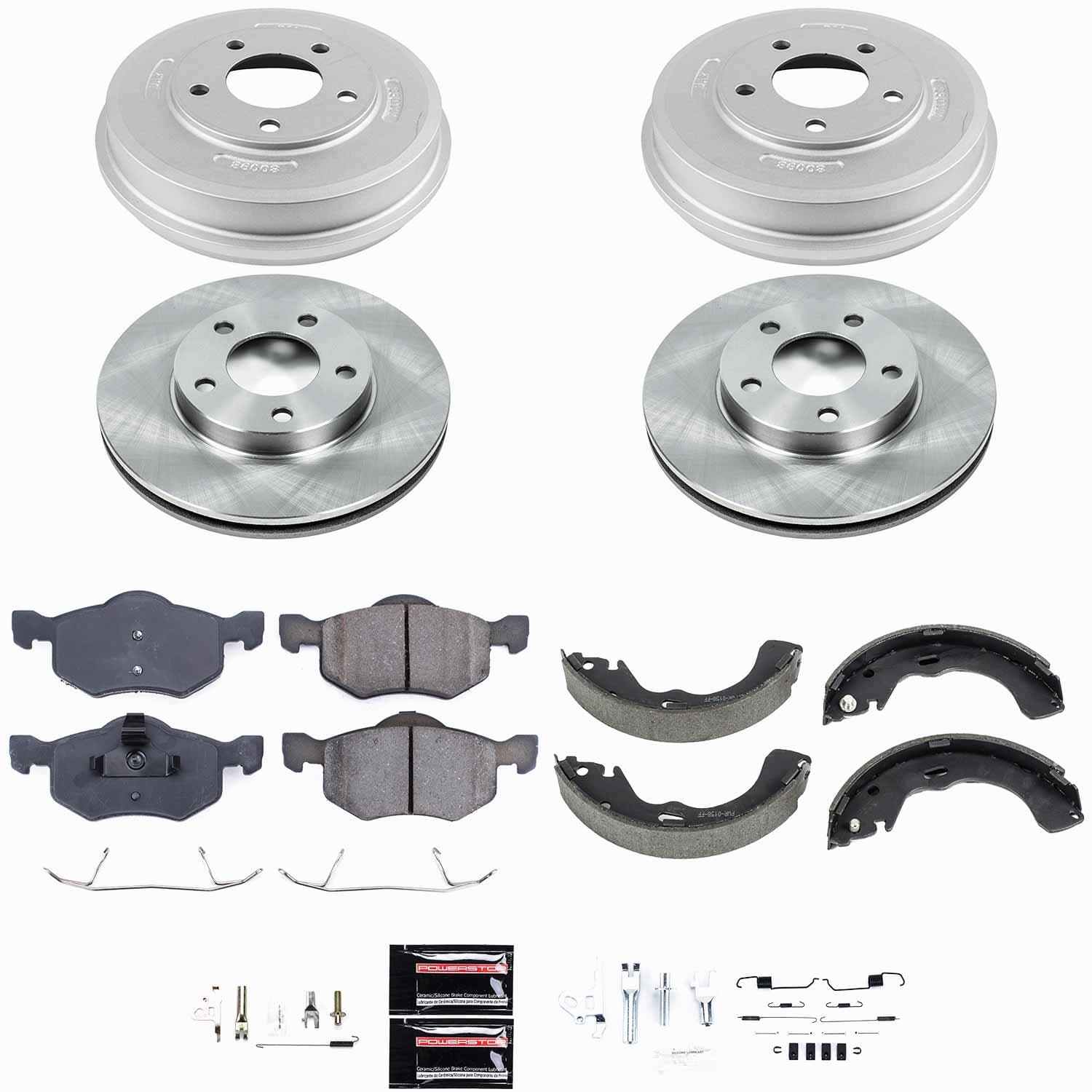 Power Stop - KOE15209DK - Complete Vehicle Disc/Drum Brake Kit image 1