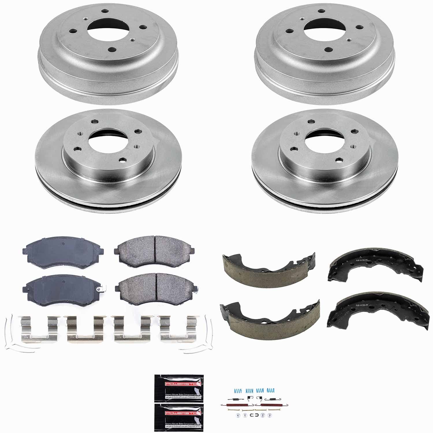 Power Stop - KOE15217DK - Complete Vehicle Disc/Drum Brake Kit image 1