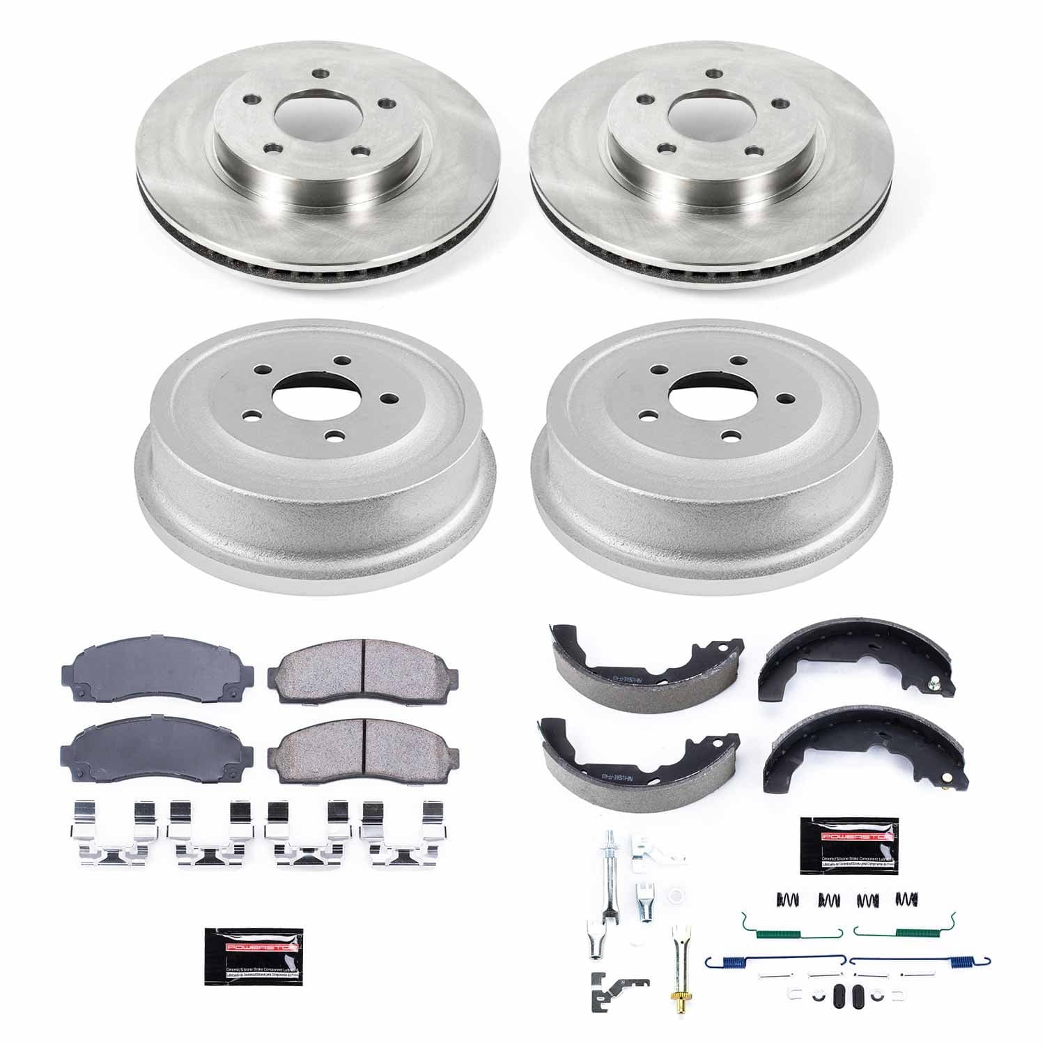 Power Stop - KOE15218DK - Complete Vehicle Disc/Drum Brake Kit image 1