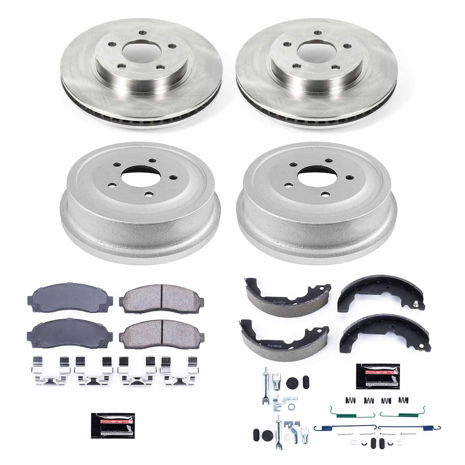Power Stop - KOE15219DK - Complete Vehicle Disc/Drum Brake Kit image 1