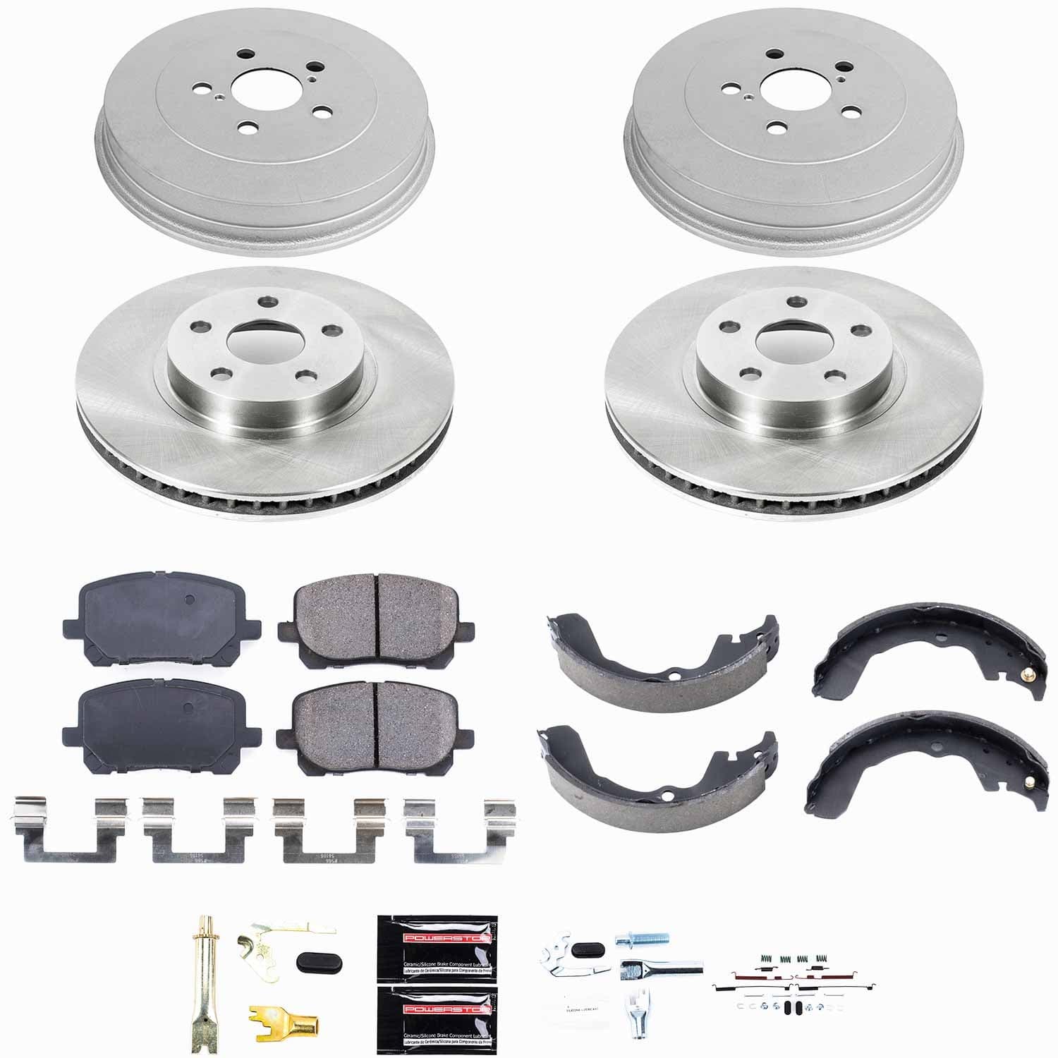 Power Stop - KOE15220DK - Complete Vehicle Disc/Drum Brake Kit image 1