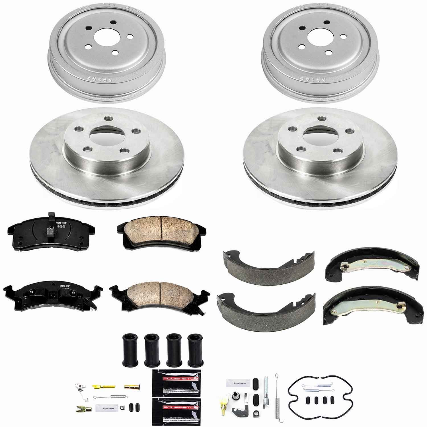 Power Stop - KOE15221DK - Complete Vehicle Disc/Drum Brake Kit image 1