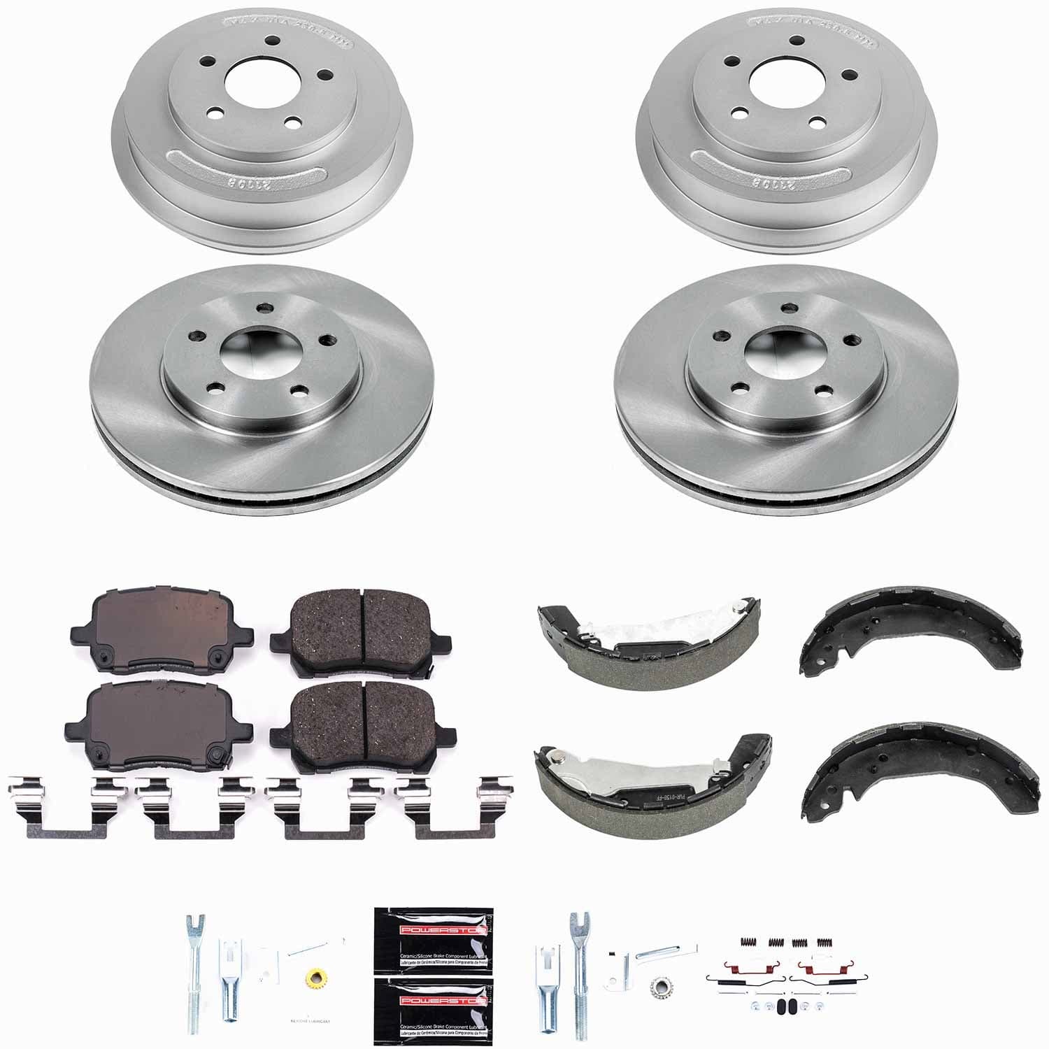 Power Stop - KOE15225DK - Complete Vehicle Disc/Drum Brake Kit image 1