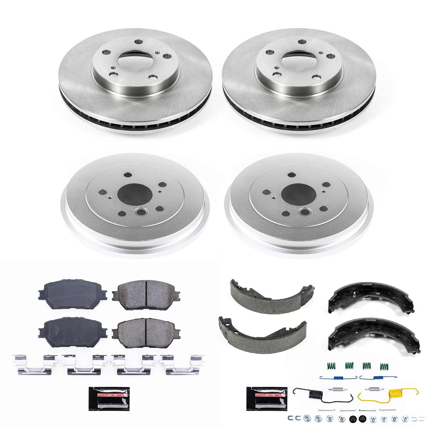 Power Stop - KOE15228DK - Complete Vehicle Disc/Drum Brake Kit image 1