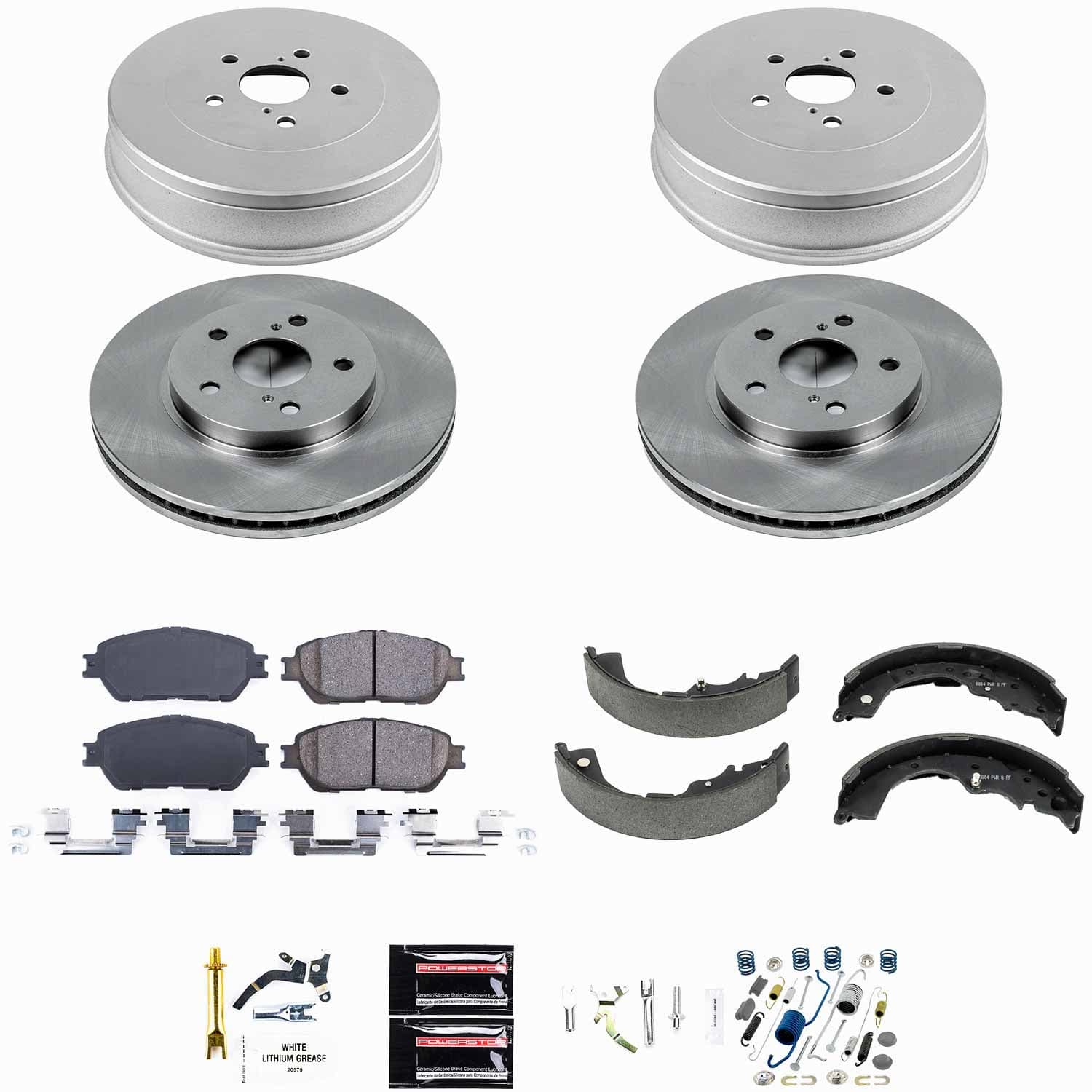 Power Stop - KOE15230DK - Complete Vehicle Disc/Drum Brake Kit image 1