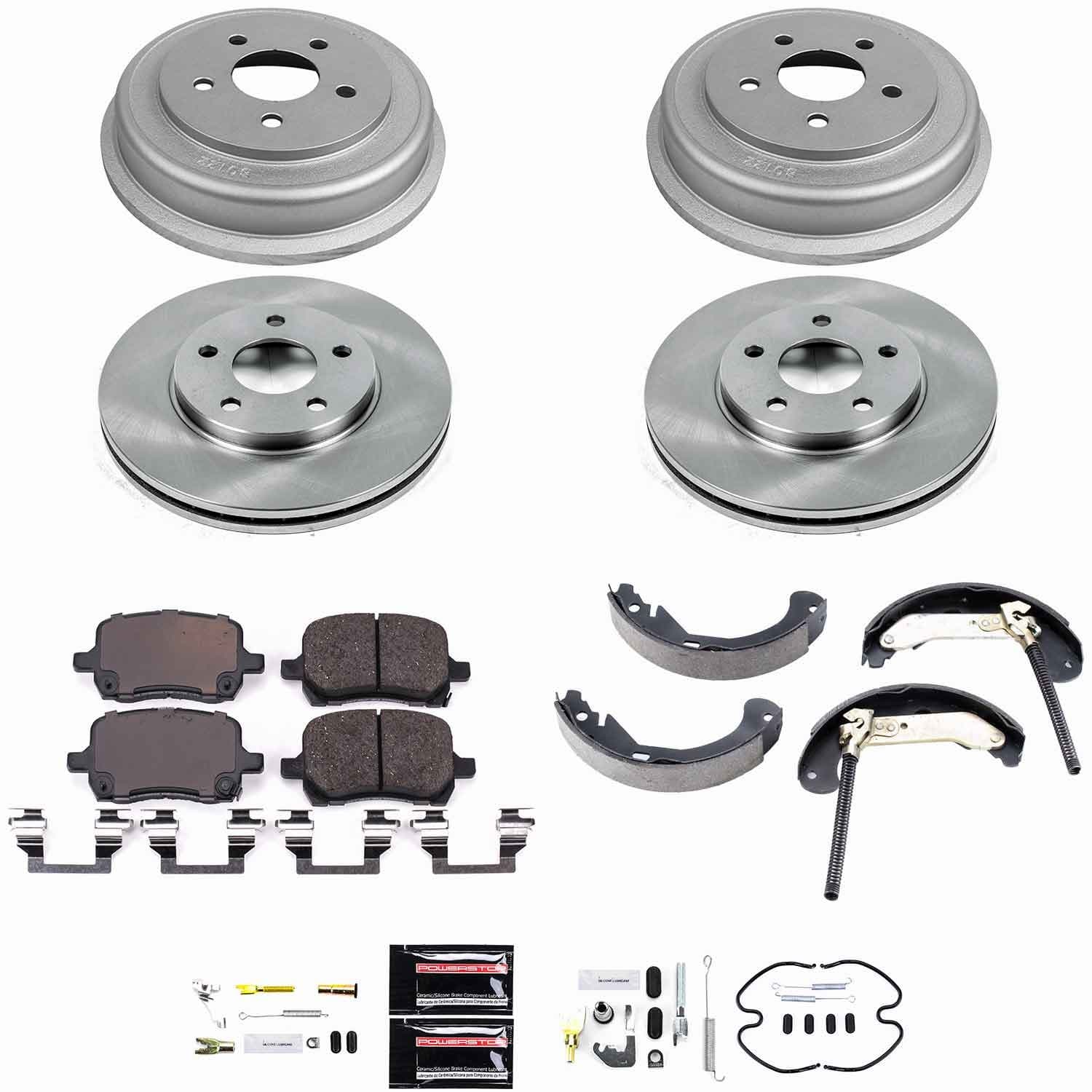 Power Stop - KOE15239DK - Complete Vehicle Disc/Drum Brake Kit image 1