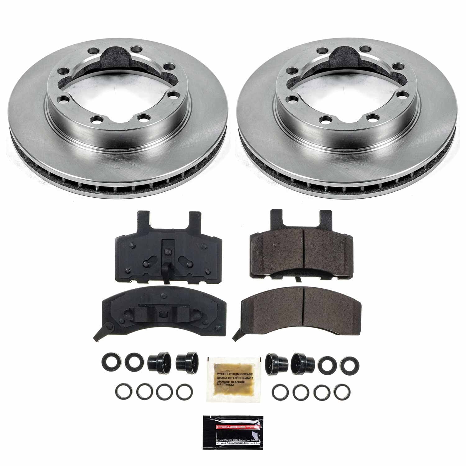 Power Stop - KOE1524 - Front - Disc Brake Pad and Rotor Kit image 1