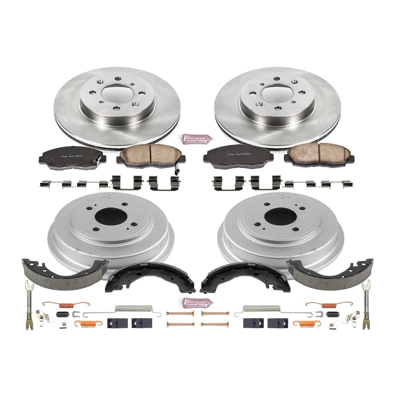 Power Stop - KOE15247DK - Complete Vehicle Disc/Drum Brake Kit image 1