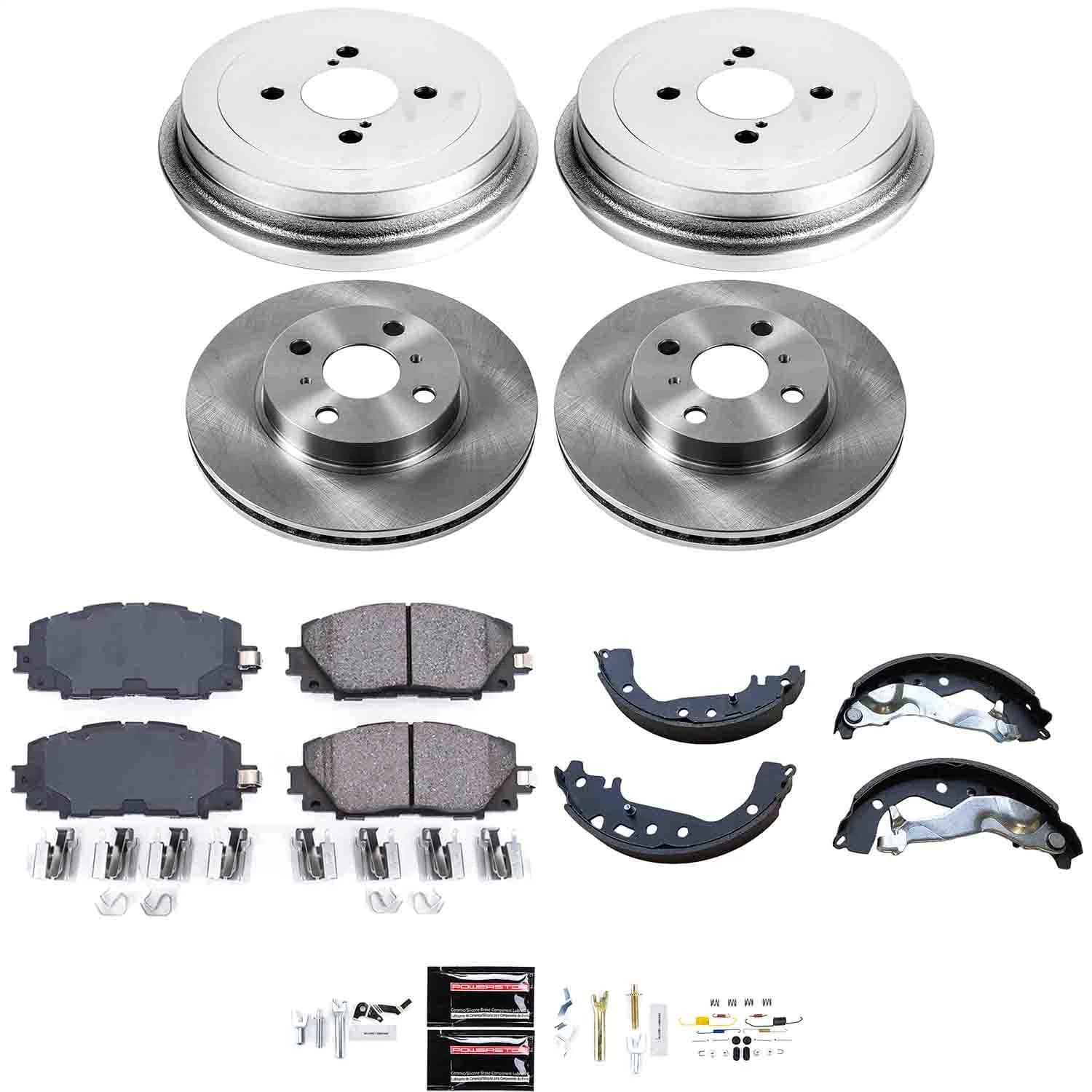 Power Stop - KOE15249DK - Complete Vehicle Disc/Drum Brake Kit image 1