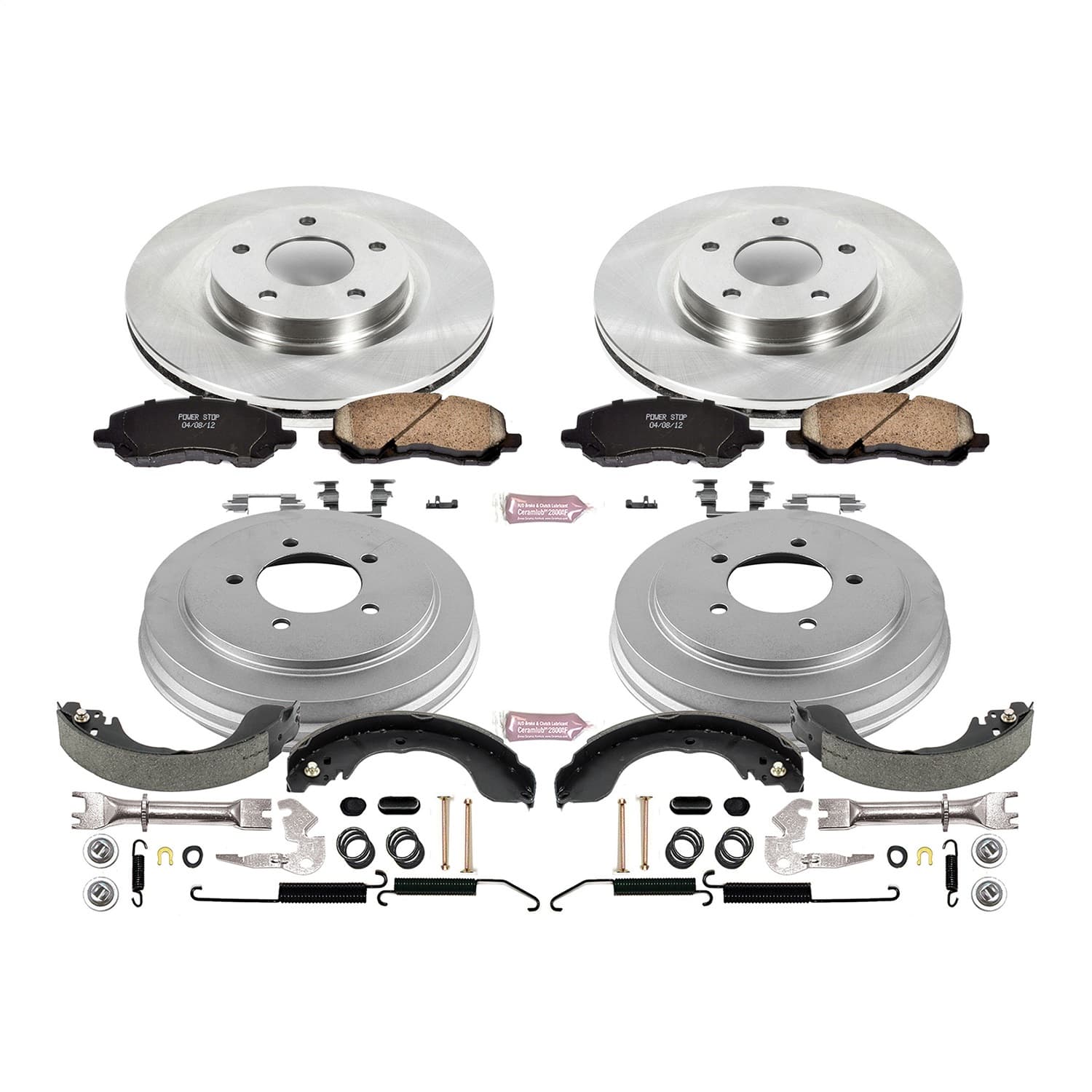 Power Stop - KOE15250DK - Complete Vehicle Disc/Drum Brake Kit image 1