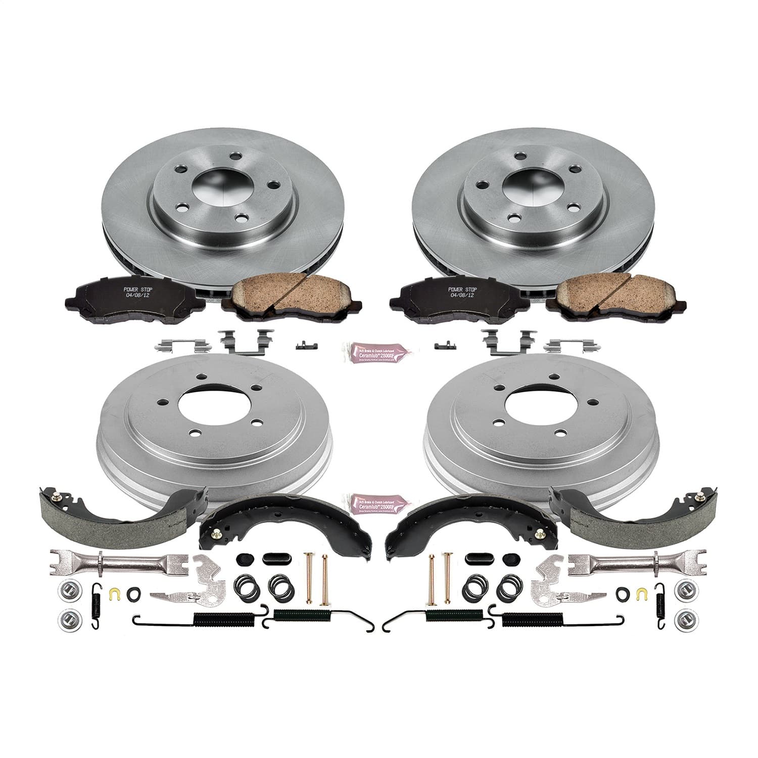Power Stop - KOE15251DK - Complete Vehicle Disc/Drum Brake Kit image 1