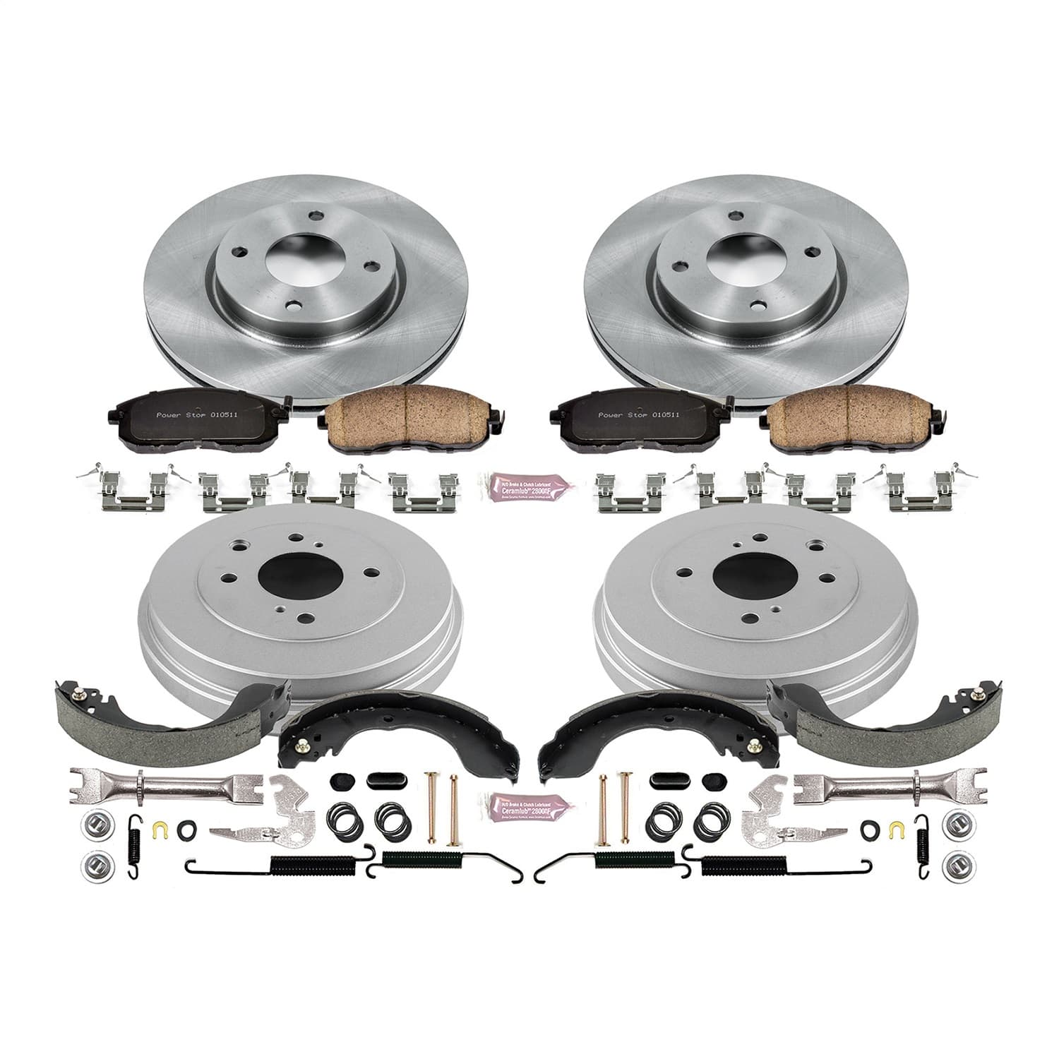 Power Stop - KOE15252DK - Complete Vehicle Disc/Drum Brake Kit image 1