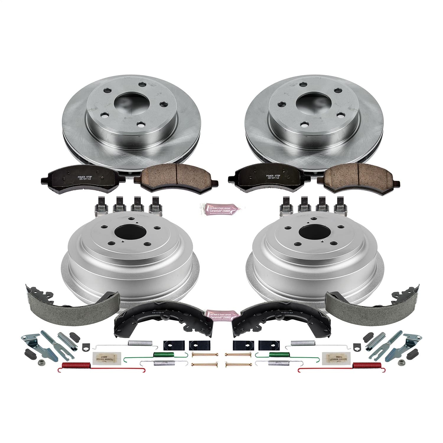 Power Stop - KOE15254DK - Complete Vehicle Disc/Drum Brake Kit image 1