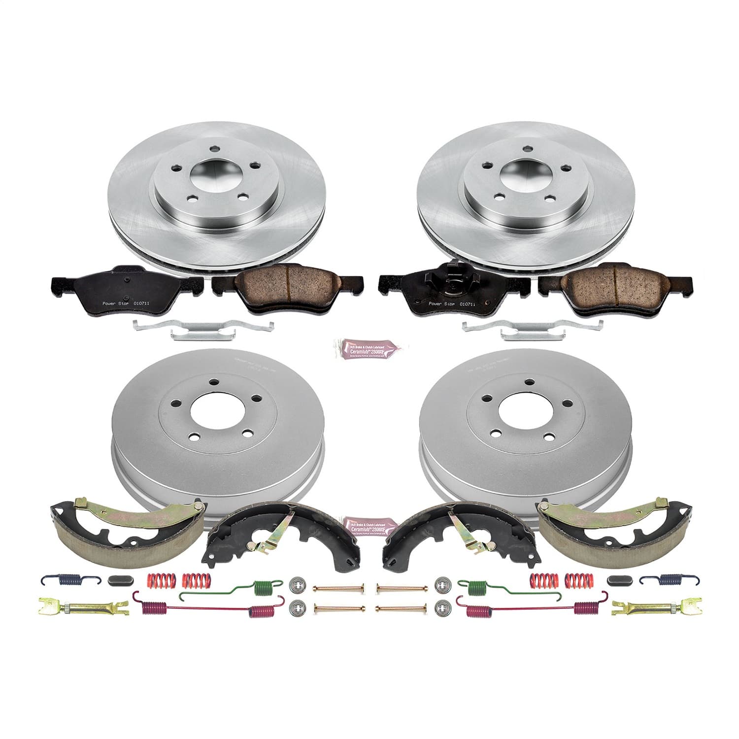 Power Stop - KOE15255DK - Complete Vehicle Disc/Drum Brake Kit image 1