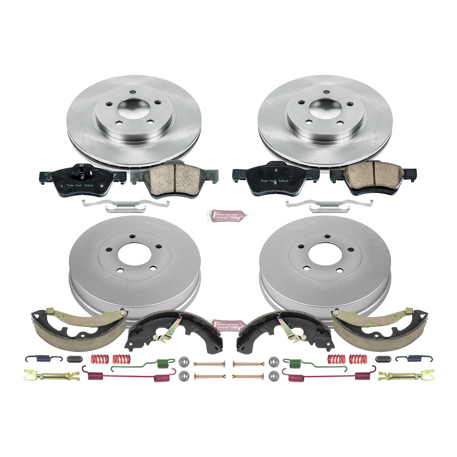 Power Stop - KOE15257DK - Complete Vehicle Disc/Drum Brake Kit image 1